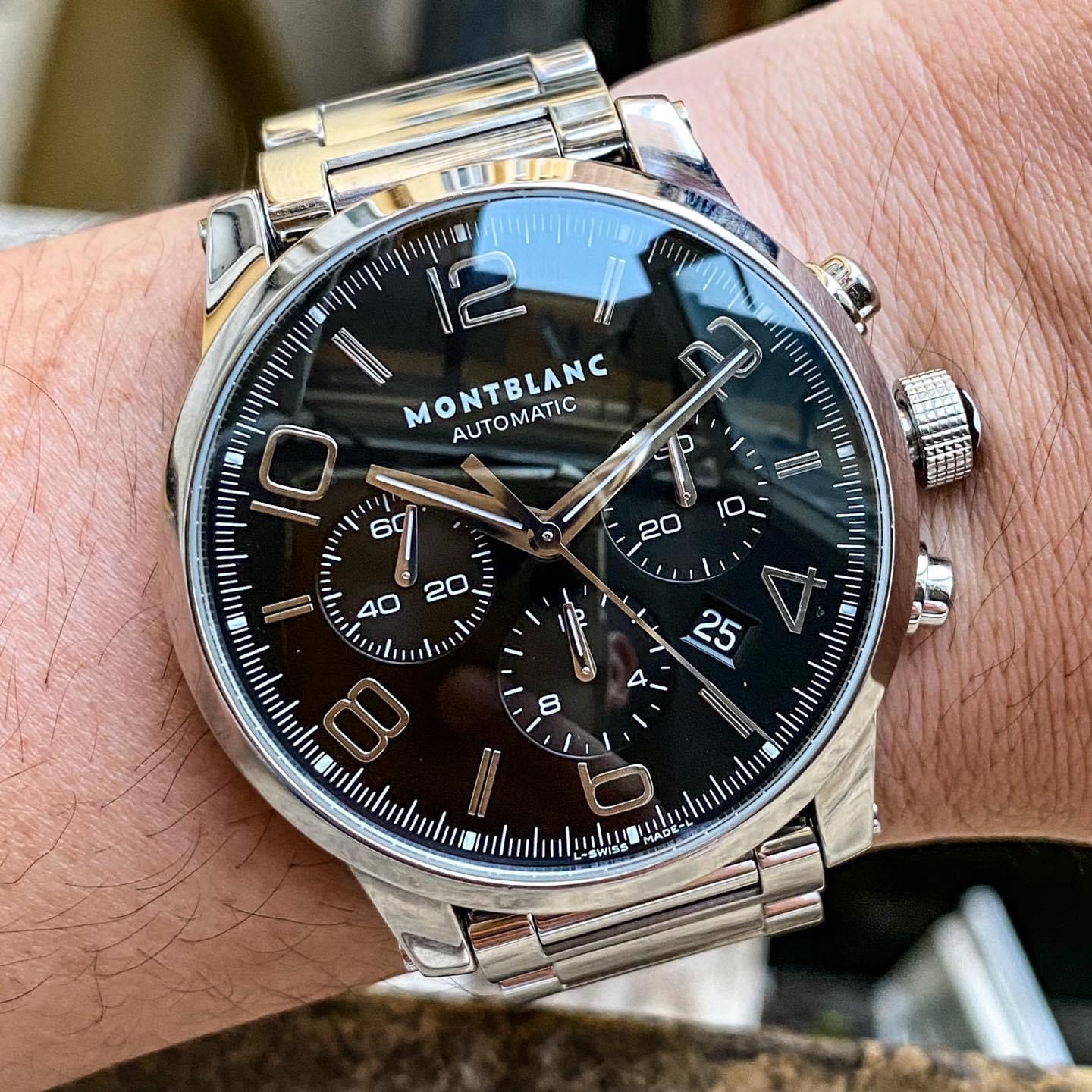 Ảnh 2 của [Deal Lướt] Montblanc Timewalker 9668 Stainless Steel Mens Watch 43mm