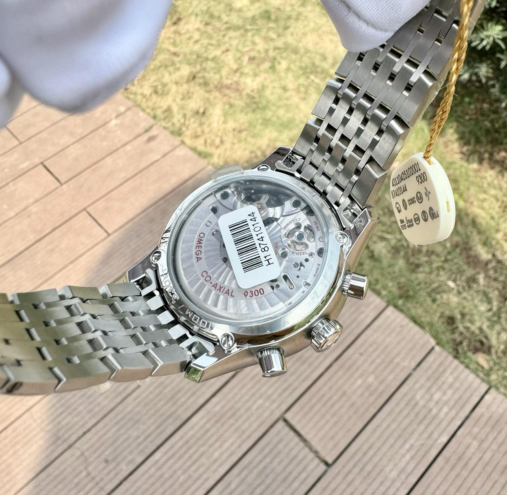 Ảnh 11 của (ĐỒNG HỒ NAM) (NEW) Omega De Ville Co-Axial Chronograph 43110425102001 431.10.42.51.02.001