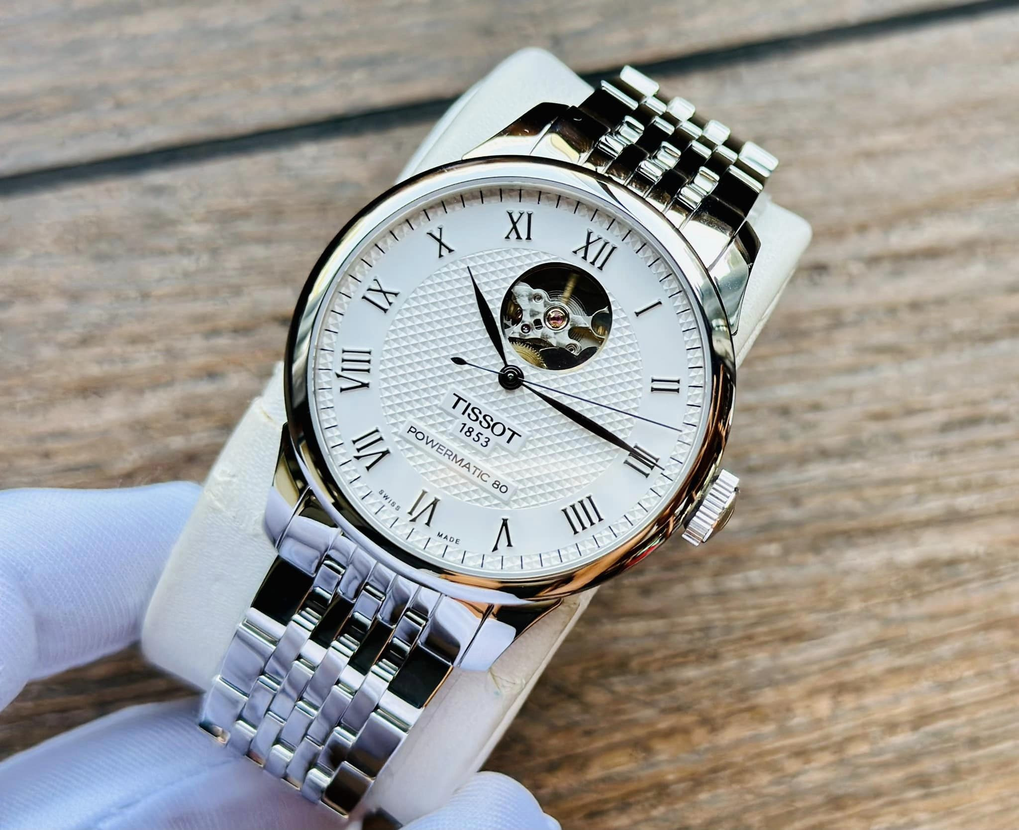 Ảnh 6 của ĐỒNG HỒ NAM (New) Tissot Le Locle Powermatic 80 OpenHeart T006.407.11.033.02 ( T0064071103302 ) 39.3mm