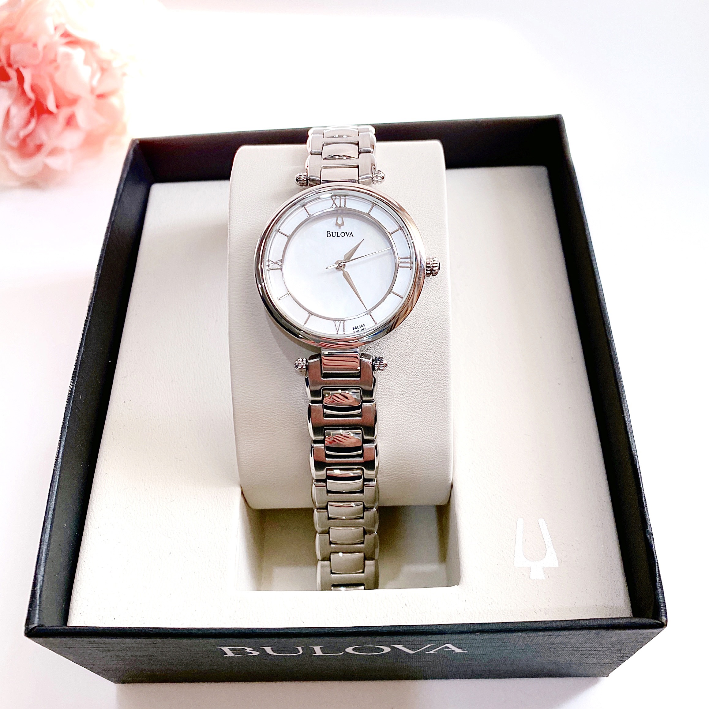 ĐỒNG HỒ NỮ BULOVA 96L185 CLASSIC BRACELET SILVER DIAL 29MM