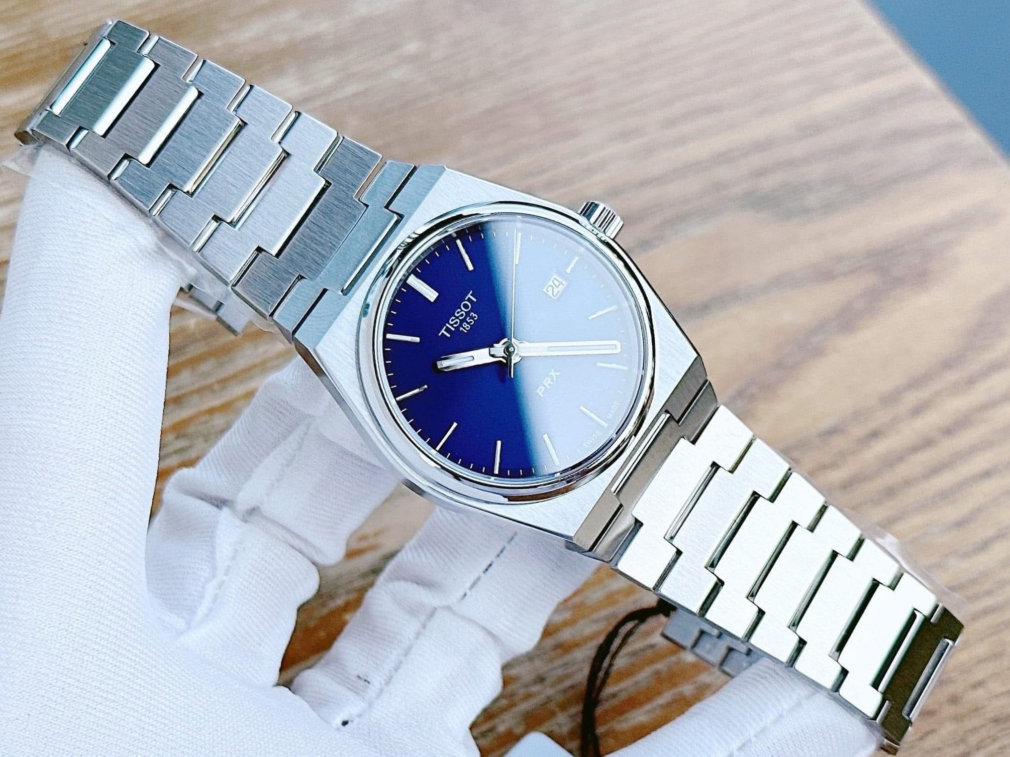 Ảnh 7 của ( ĐỒNG HỒ NAM ) Tissot PRX Quartz 35mm T137.210.11.041.00 ( T1372101104100 ) 35mm