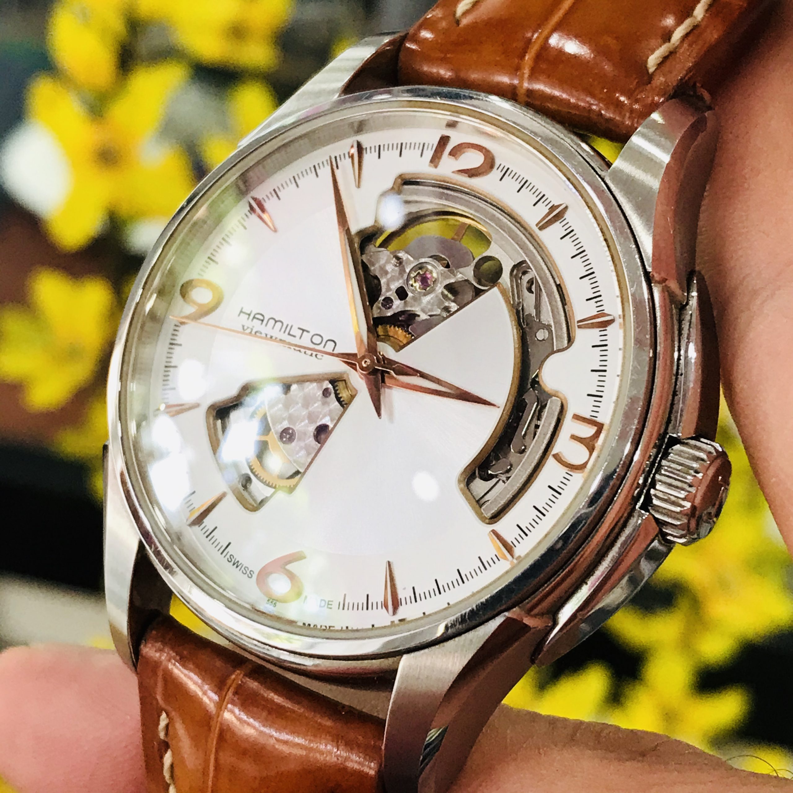 Ảnh 4 của HAMILTON Jazzmaster Open Heart Automatic Watch 40mm- H32565555