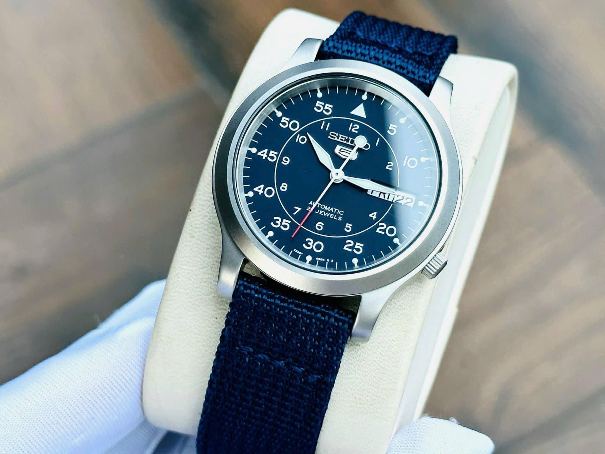 Ảnh 7 của (ĐỒNG HỒ NAM) Seiko 5 SNK807K2 ( SNK807K1 ) ( SNK807 ) 37mm