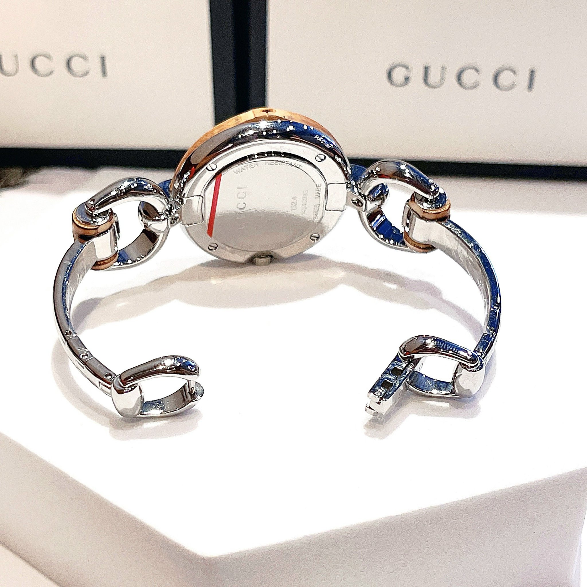Ảnh 4 của ĐỒNG HỒ NỮ Gucci Bamboo YA132401 Women's Swiss Stainless Watch 35mm