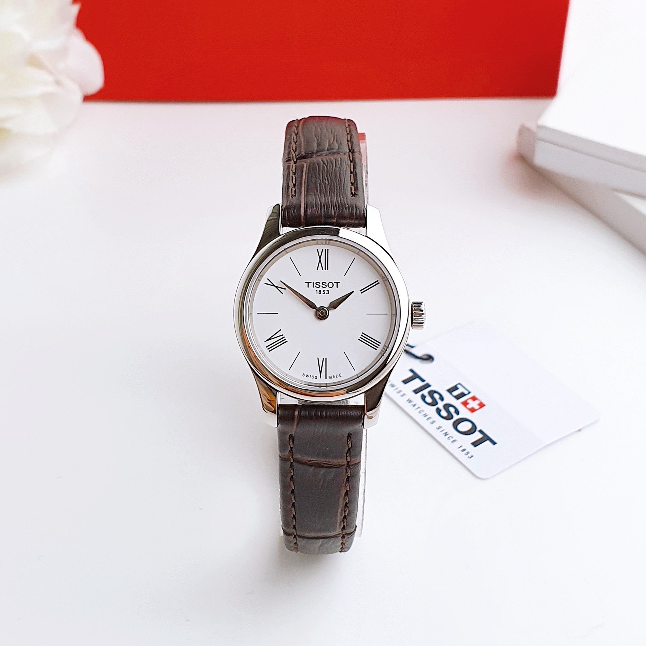 (ĐỒNG HỒ NỮ) TISSOT TRADITION 5.5 LADY T063.009.16.018.00 (T0630091601800) 28mm