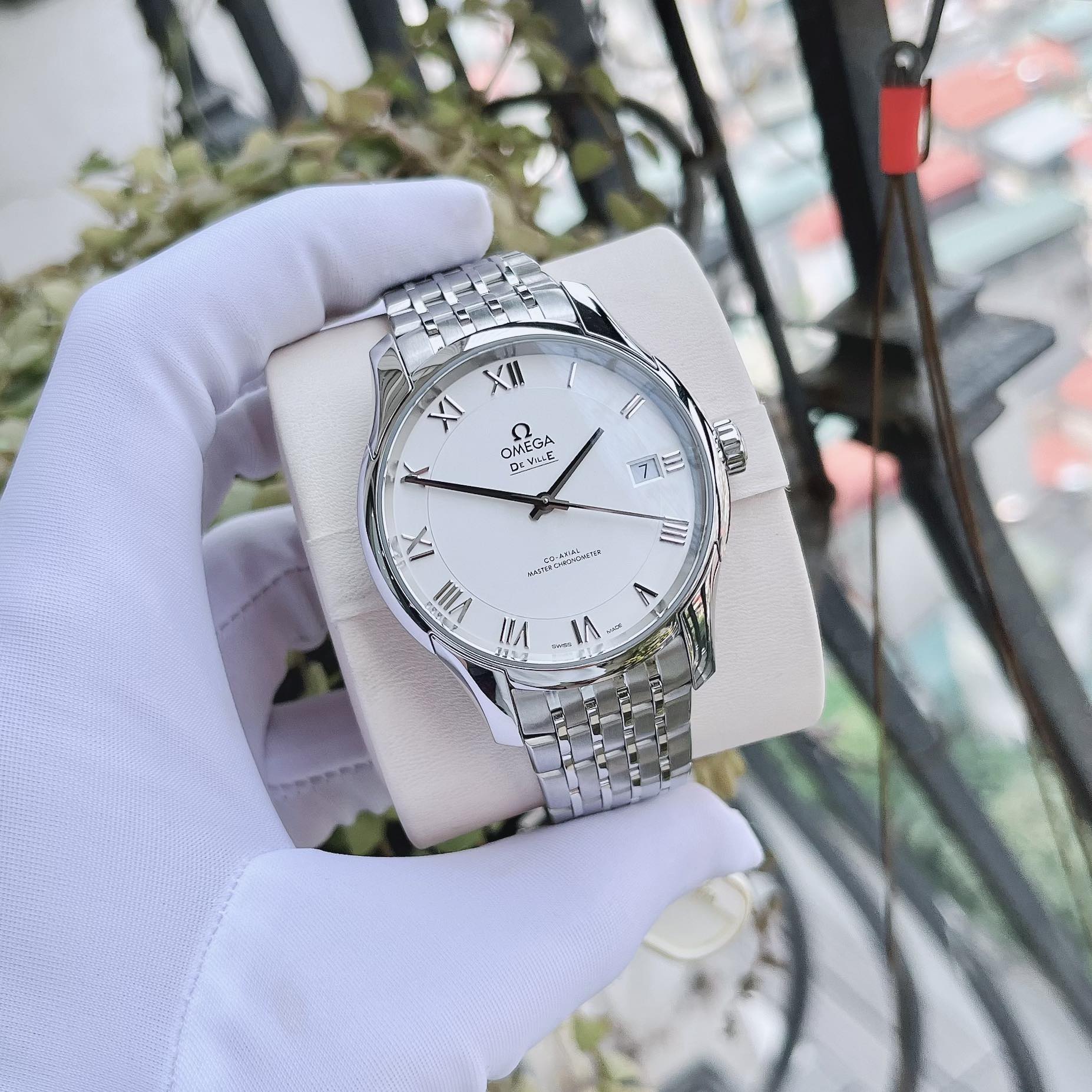 Ảnh 3 của (ĐỒNG HỒ NAM) (NEW) Omega De Ville Hour Vision Watch 433.10.41.21.02.001 (43310412102001) 41mm