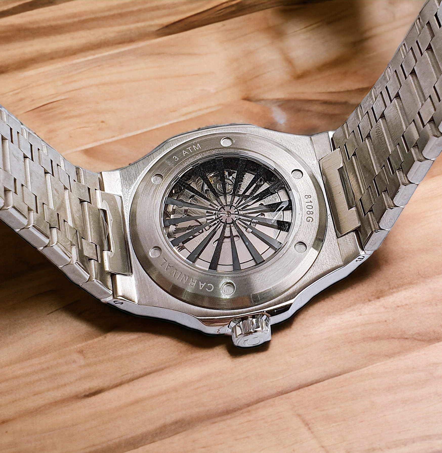 Ảnh 5 của (ĐỒNG HỒ NAM) (New) Carnival Nautilus Automatic 8108G-VT-X ( G8108.304.011 ) 41mm