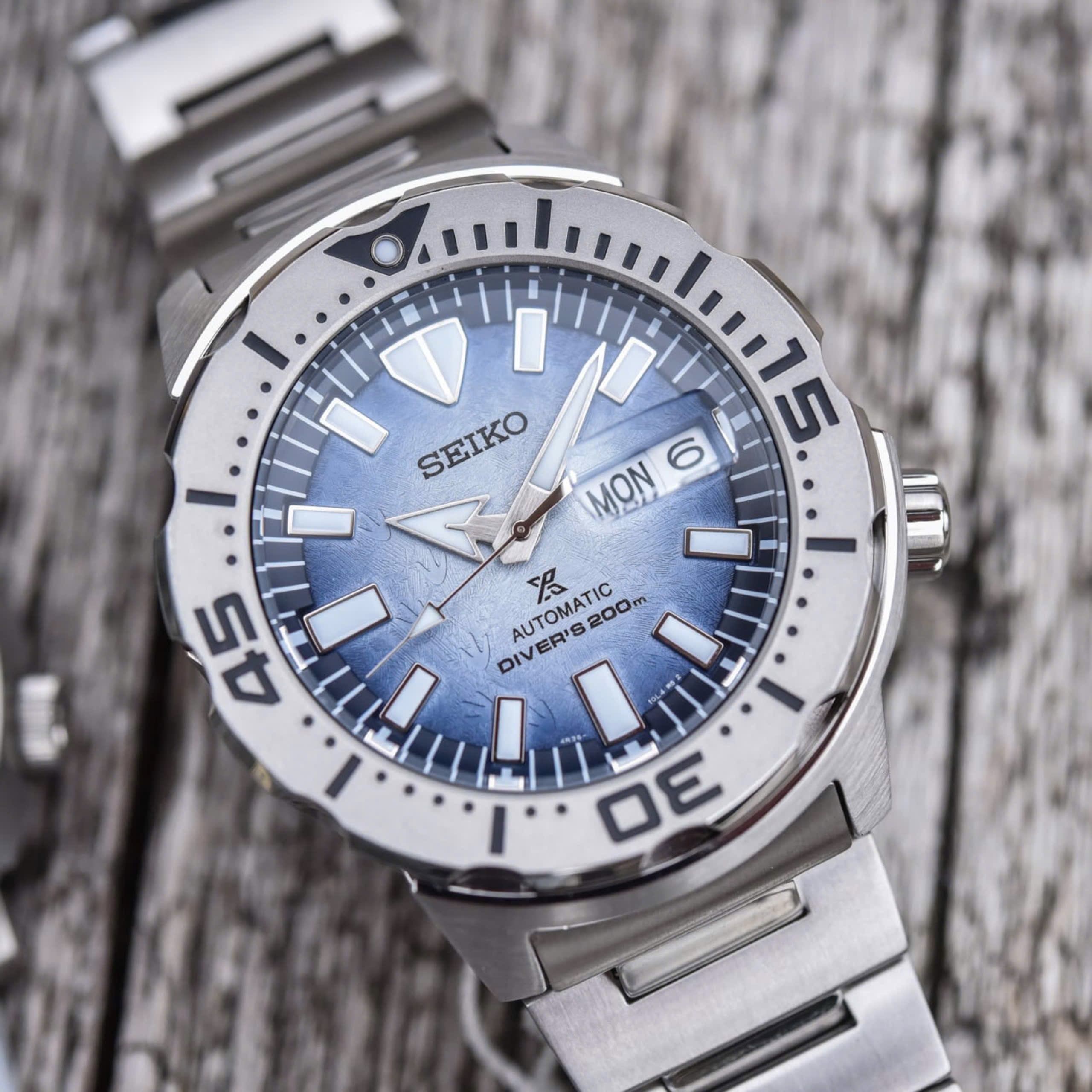 (ĐỒNG HỒ NAM) Seiko Prospex “Save The Ocean Antarctica” Iced Monster SRPG57K1 ( SRPG57 ) Limited Edition size 42.4mm