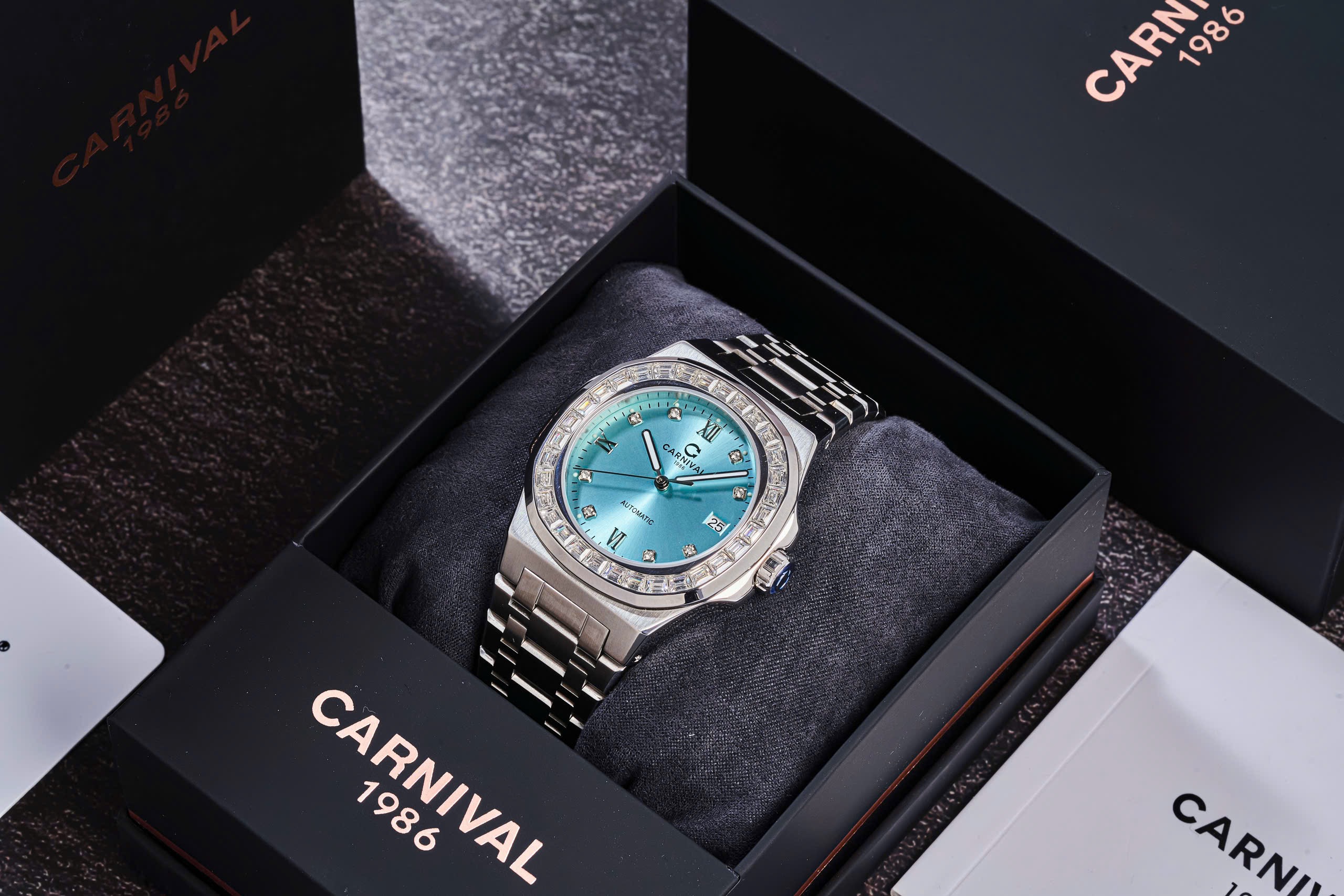 Ảnh 8 của (ĐỒNG HỒ NAM) Carnival 8129G-VT-XDT New Arrivals ( 8129G) 40mm