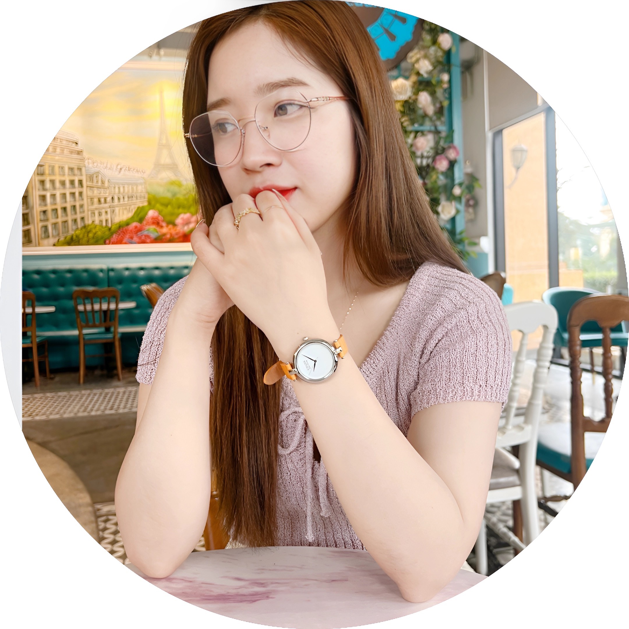 Ảnh 5 của (ĐỒNG HỒ NỮ) Citizen EM025001A EM0250-01A Silhouette Orange Watch 34mm