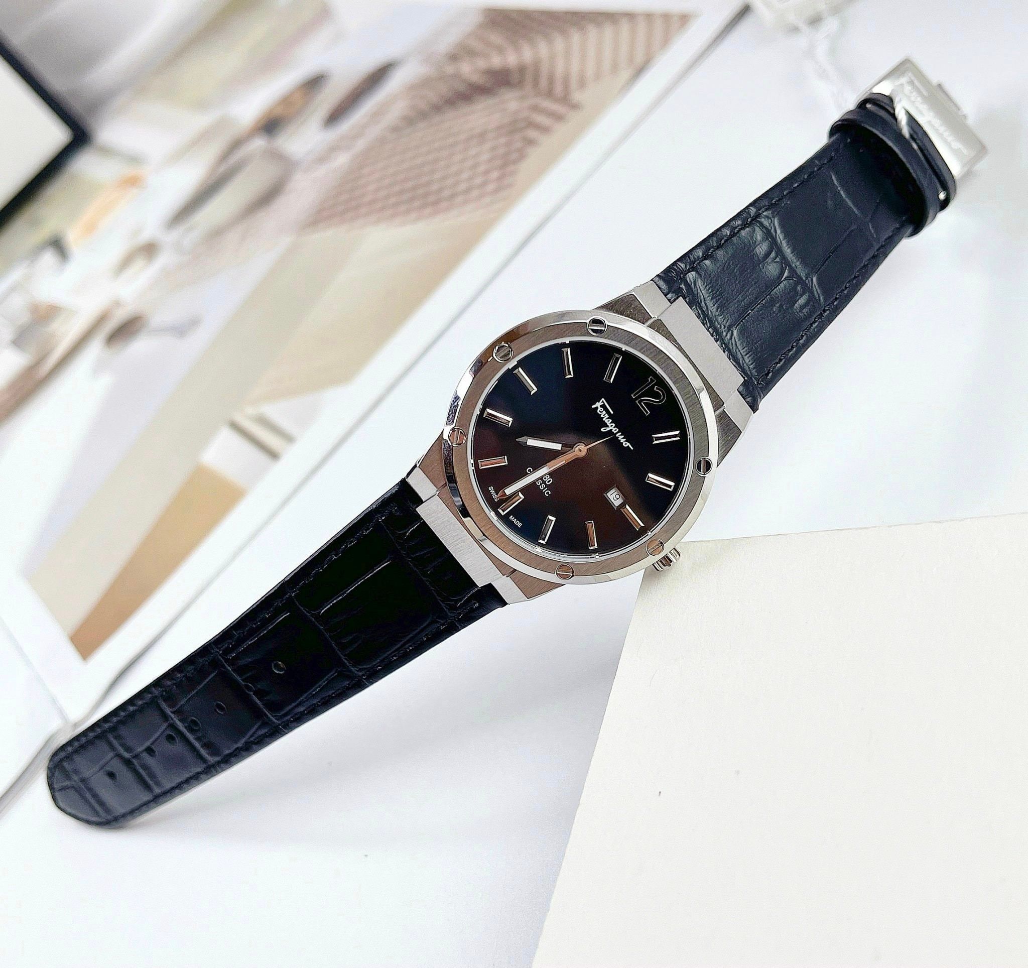 Ảnh 4 của ( ĐỒNG HỒ NỮ ) Salvatore Ferragamo F-80 Classic Slim SFUM00221 33mm