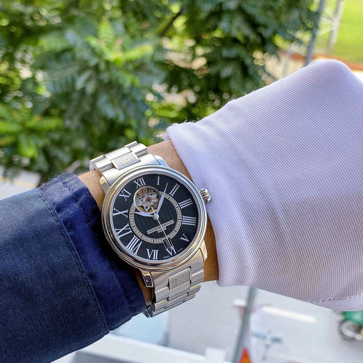 Ảnh 4 của (ĐỒNG HỒ NAM) Frederique Constant Classics Open Heart FC-315NS3P6B ( FC315NS3P6B ) ( 315NS3P6B ) 39mm