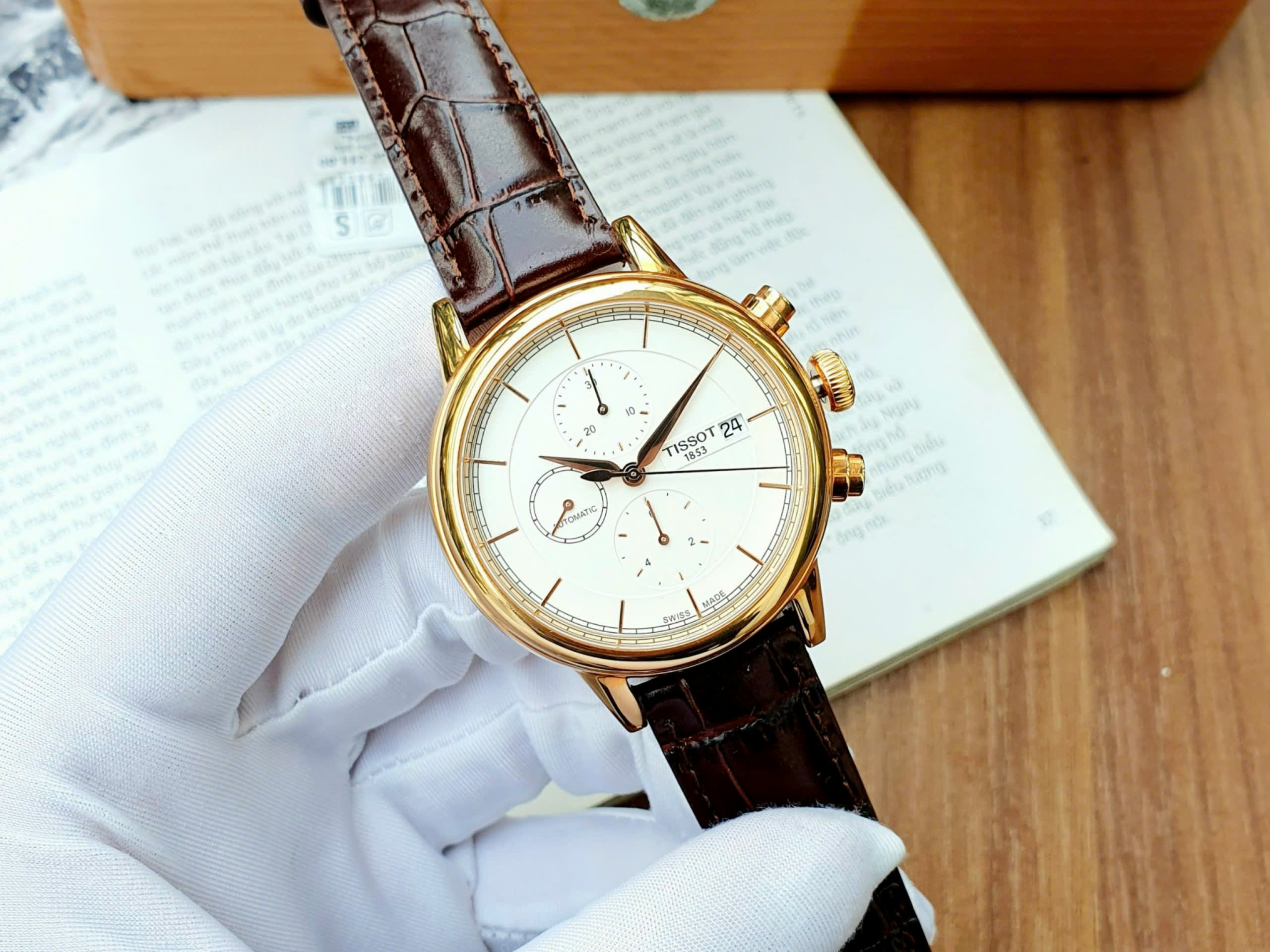 Ảnh 3 của (ĐỒNG HỒ NAM) TISSOT CARSON T085.427.36.011.00 (T0854273601100)