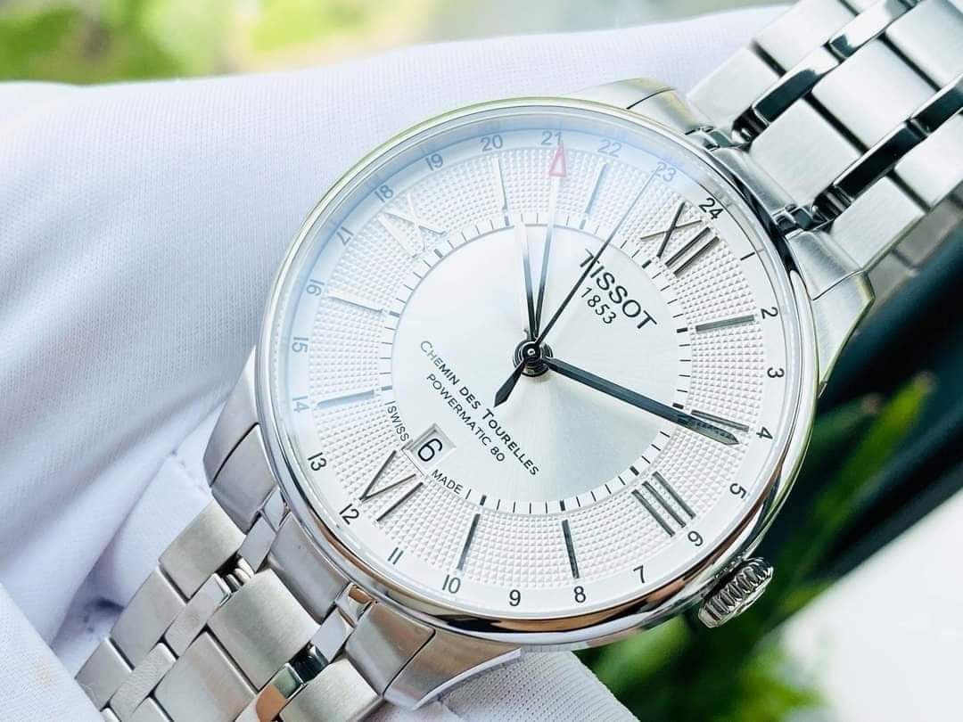 Ảnh 3 của (ĐỒNG HỒ NAM) TISSOT CHEMIN DES TOURELLES POWERMATIC 80 GMT T099.429.11.038.00 (T0994291103800) 42mm
