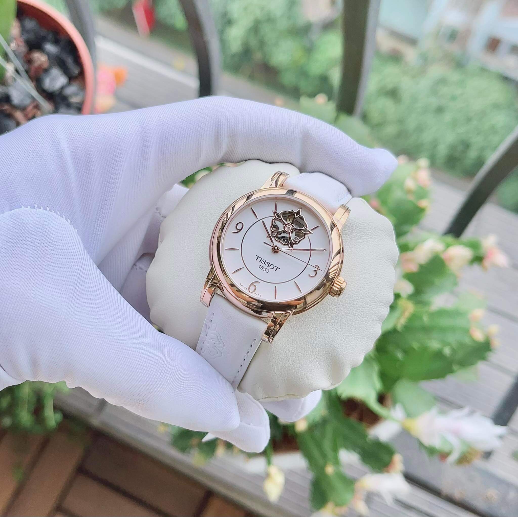 [Tissot nữ] Tissot Womens Lady Heart Powermatic 80 T050.207.37.017.04 (T0502073701704), 35mm