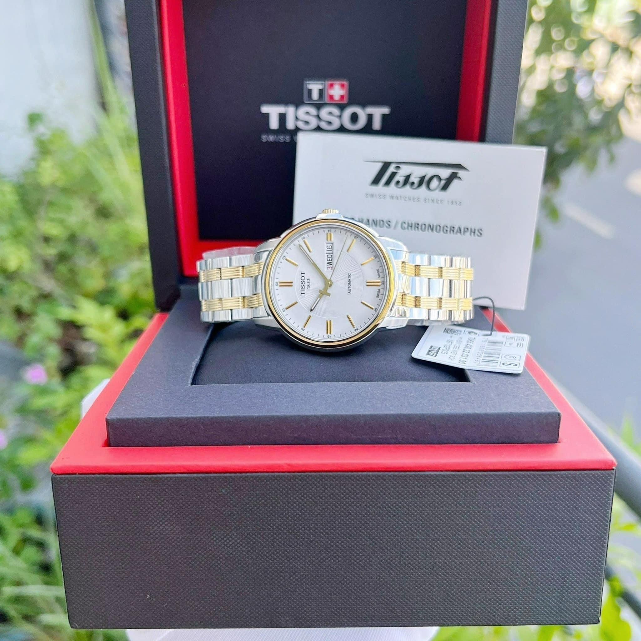 Ảnh 6 của (ĐỒNG HỒ NAM) (New) Tissot Automatic T-Classic III White Dial T065.430.22.031.00 ( T0654302203100 ) 39.7mm