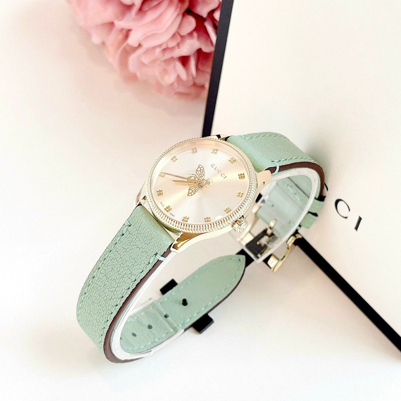 Ảnh 2 của (ĐỒNG HỒ NỮ) Gucci G-Timeless Quartz Ladies Watch 29MM YA1265040