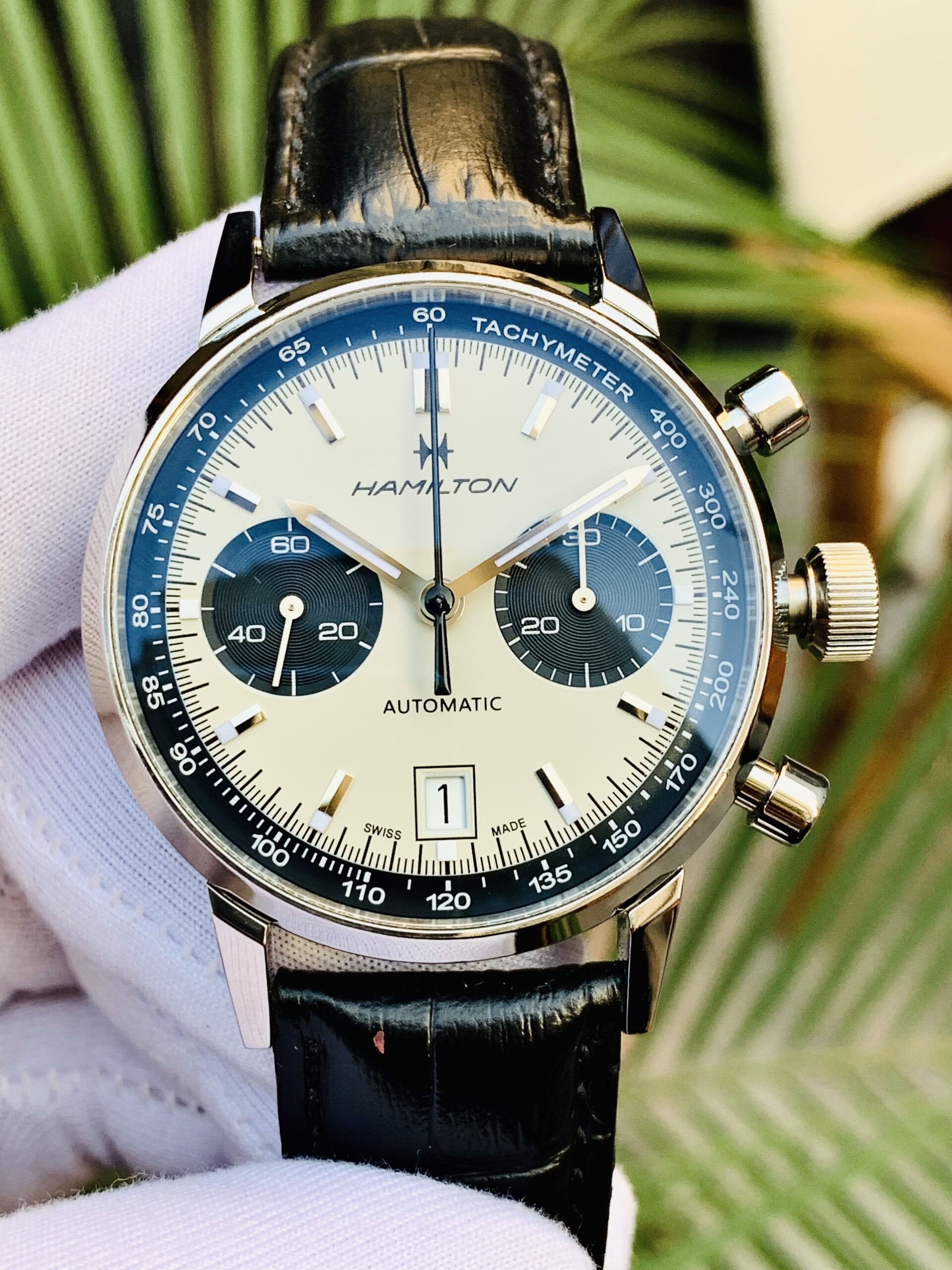 Ảnh 3 của [Deal Lướt] HAMILTON CHRONOGRAPH MEN'S WATCH H384160