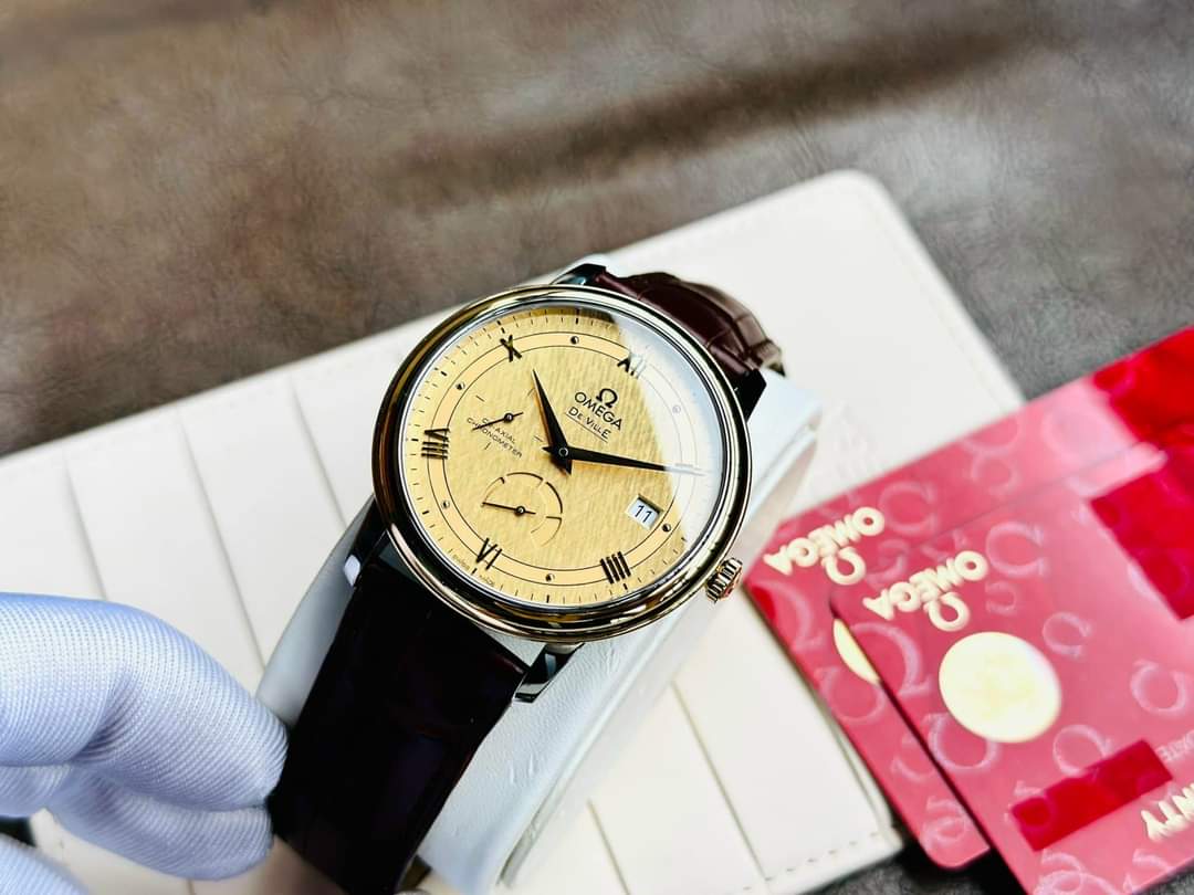 (ĐỒNG HỒ NAM) (New) OMEGA DEVILLE PRESTIGE CO-AXIAL POWER RESERVE 424.23.40.21.08.001 42423402108001 39.5mm