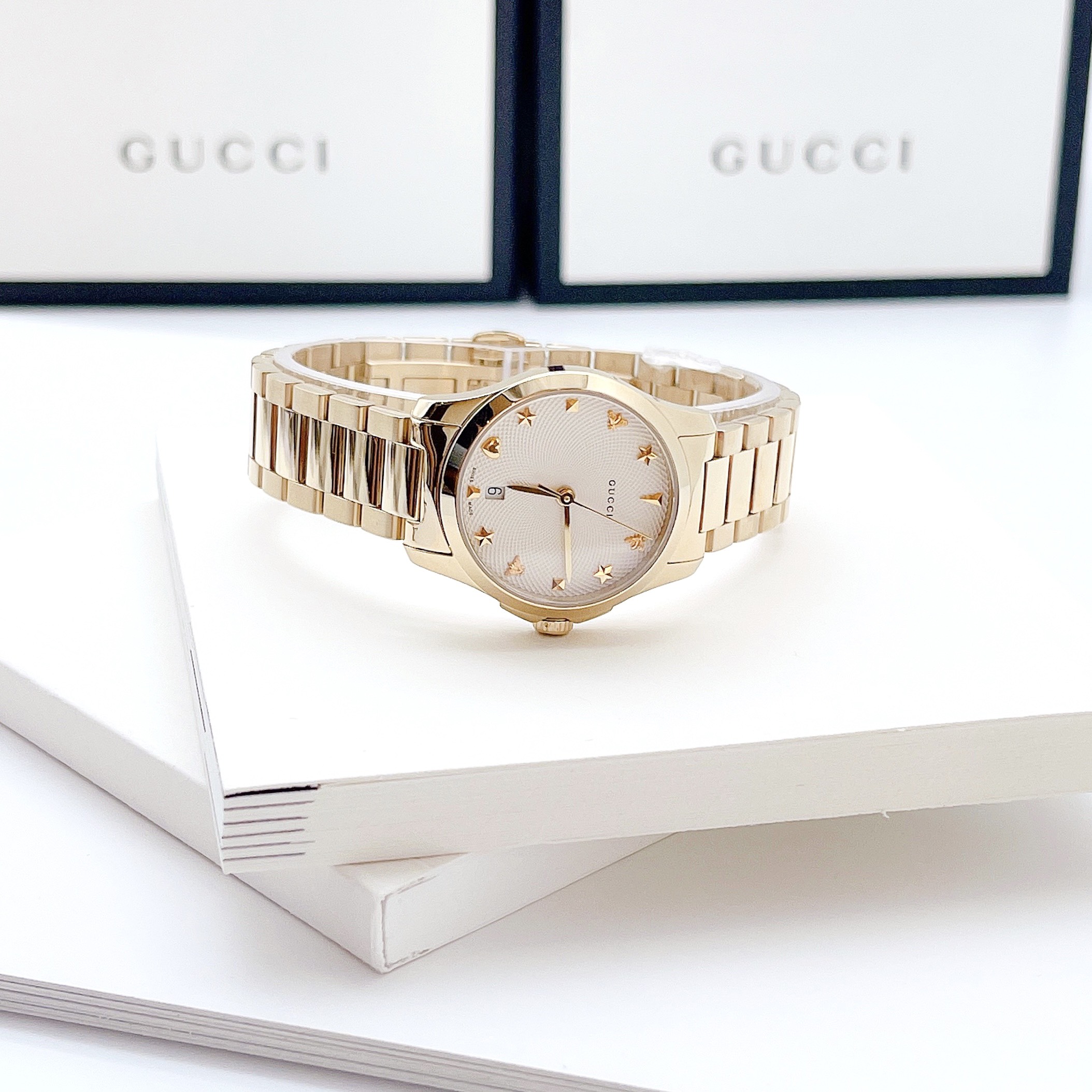 Ảnh 3 của (ĐỒNG HỒ NỮ) Gucci G Timeless YA126576 28mm