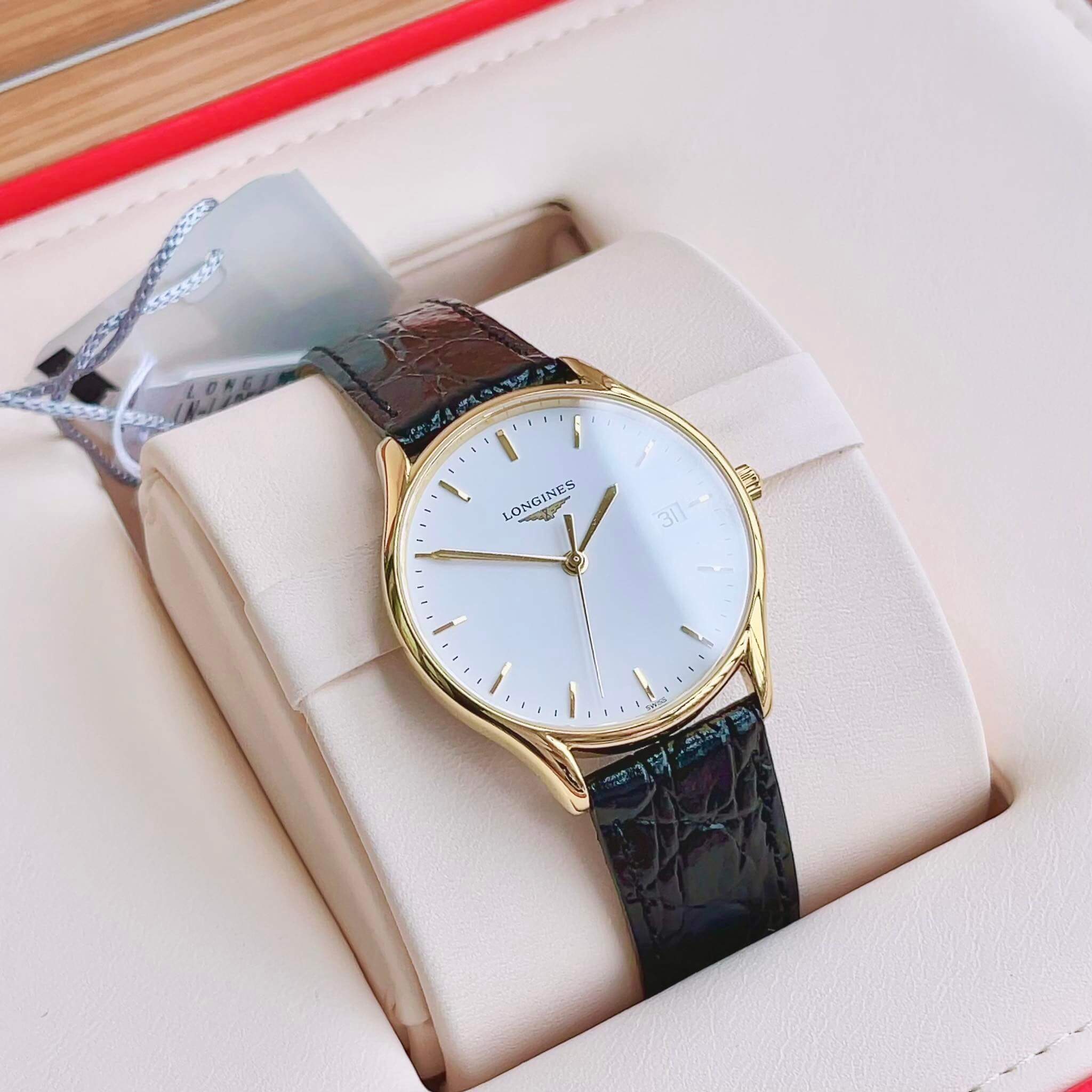 (ĐỒNG HỒ NỮ) Longines Lyre L4.359.2.12.2 ( L43592122 ) 32mm