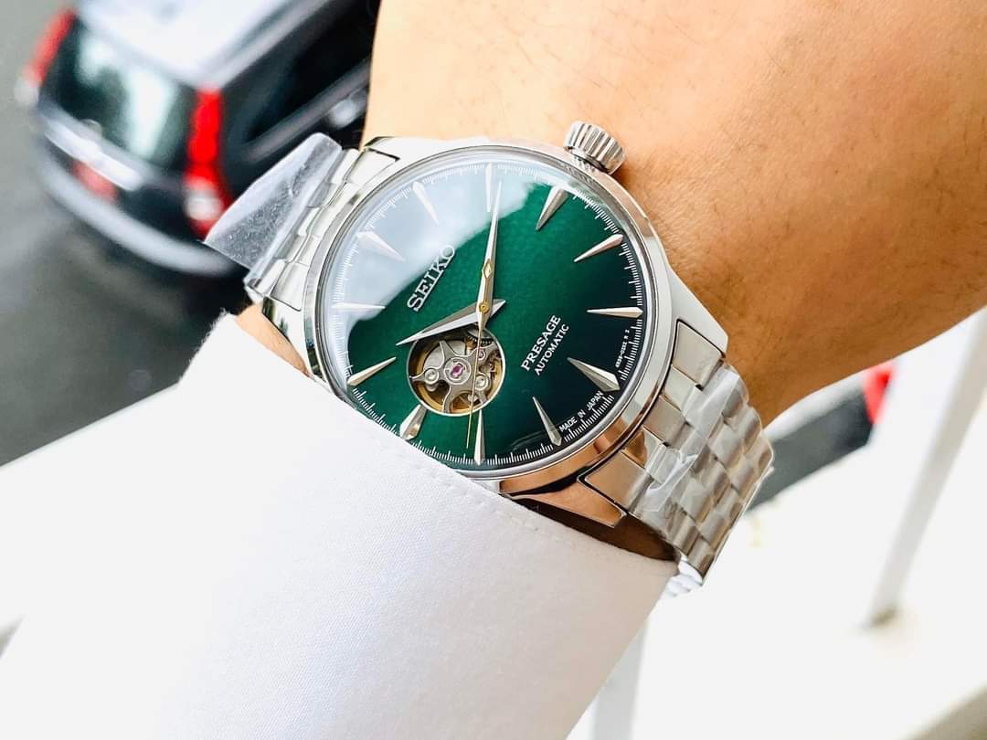 Ảnh 5 của (ĐỒNG HỒ NAM) Seiko Presage Cocktail SSA441J1 ( SSA441 ) 40.5mm Time 'Grasshopper' Made In Japan- SARY201