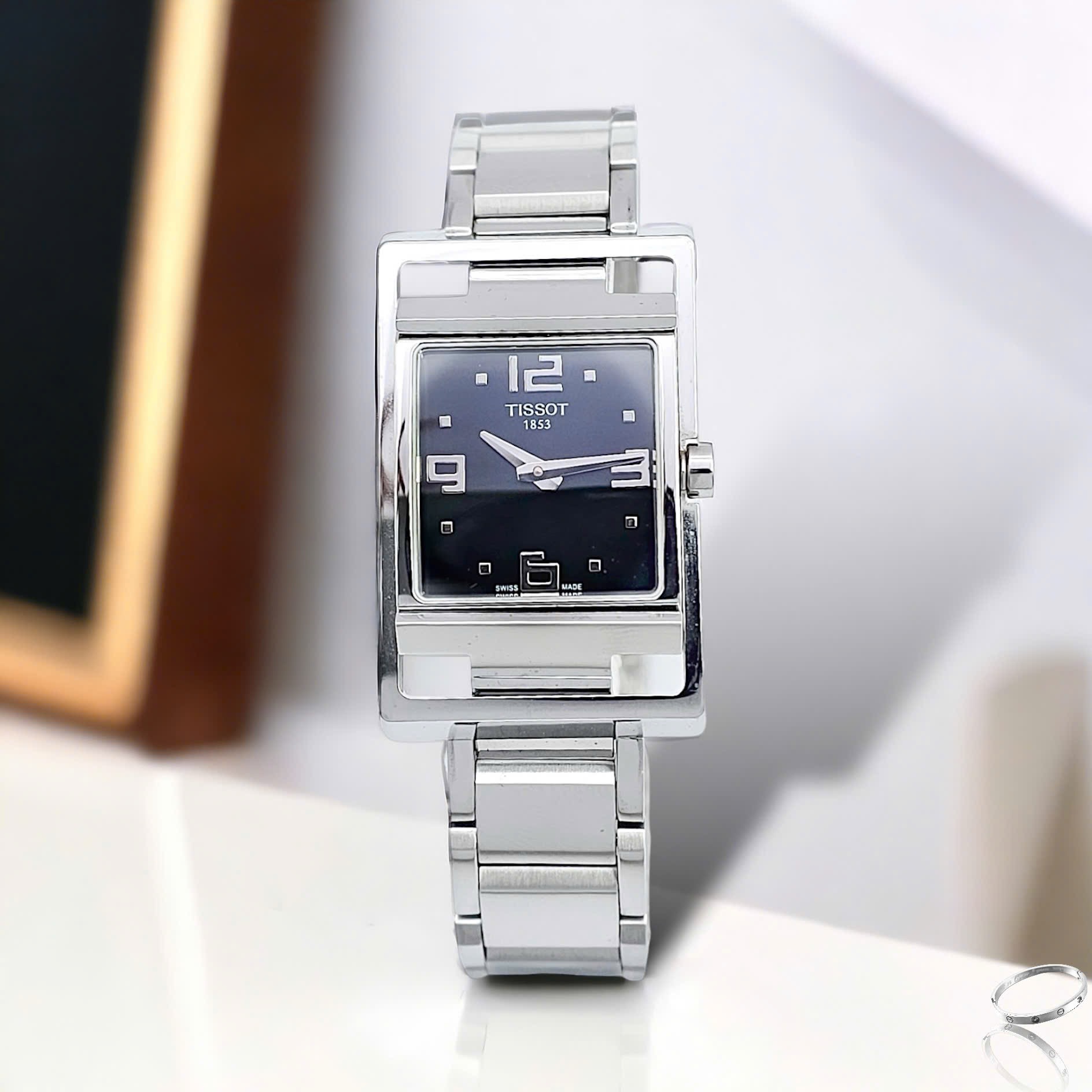 (ĐỒNG HỒ NỮ) Tissot Quartz T032.309.11.057.00 ( T0323091105700 ) My-T Open Steel Mother of Pearl Dial