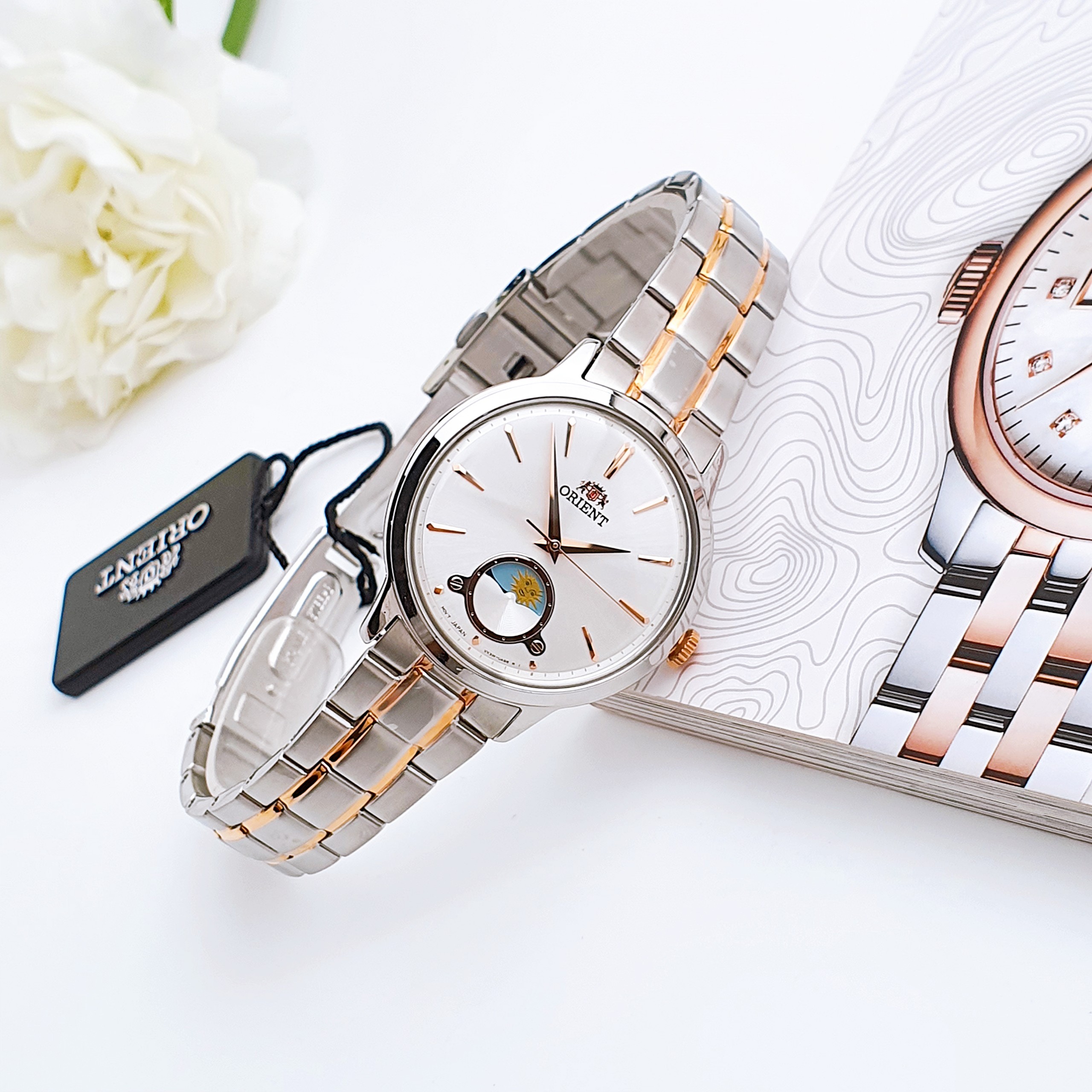 Ảnh 3 của (ĐỒNG HỒ NỮ) Orient Sun and Moon RA-KB0001S10B ( RA-KB0001S ) 32mm