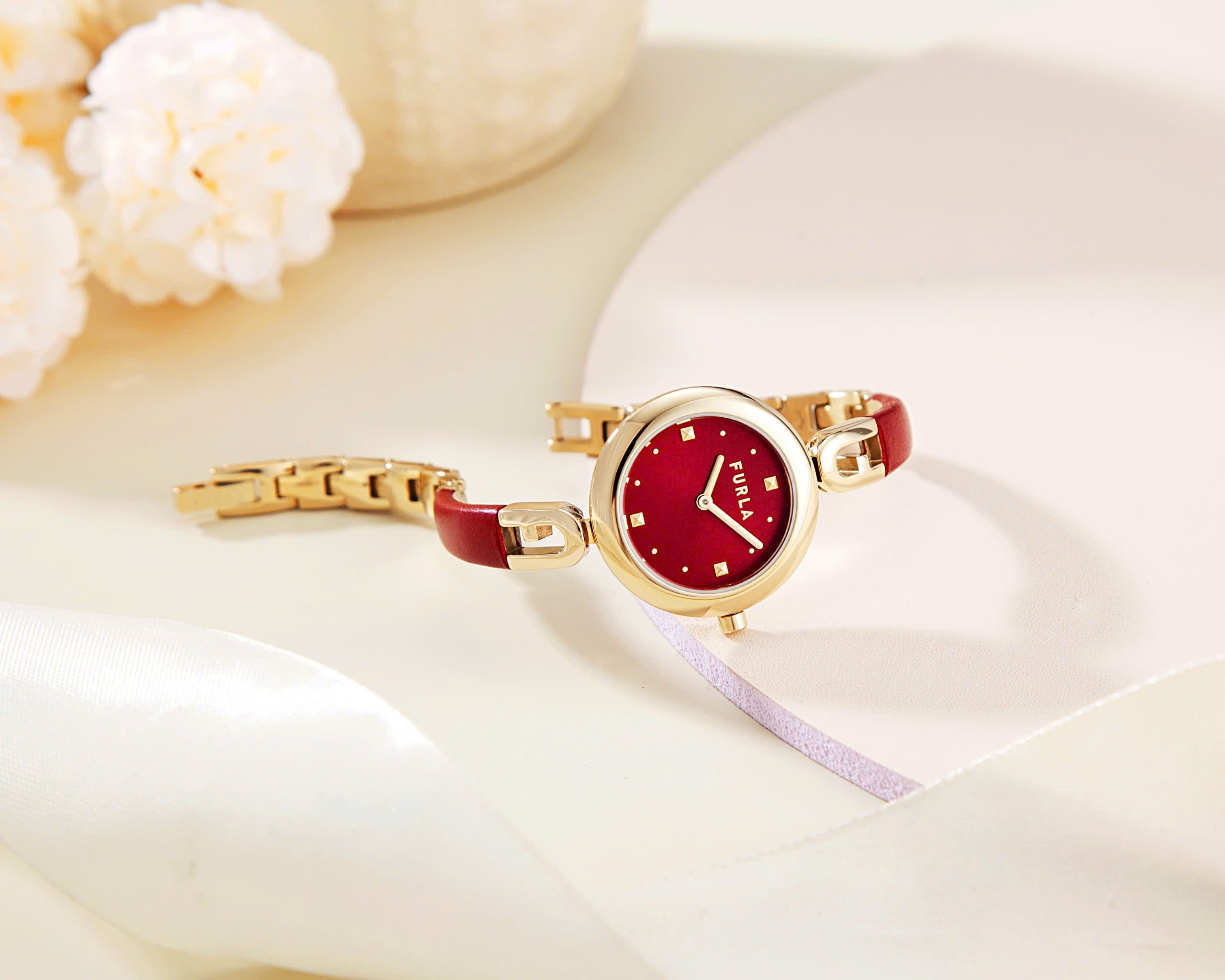 Ảnh 4 của ( ĐỒNG HỒ NỮ ) Furla WW00010010L2 Bangle Red Women’s Watch 28mm