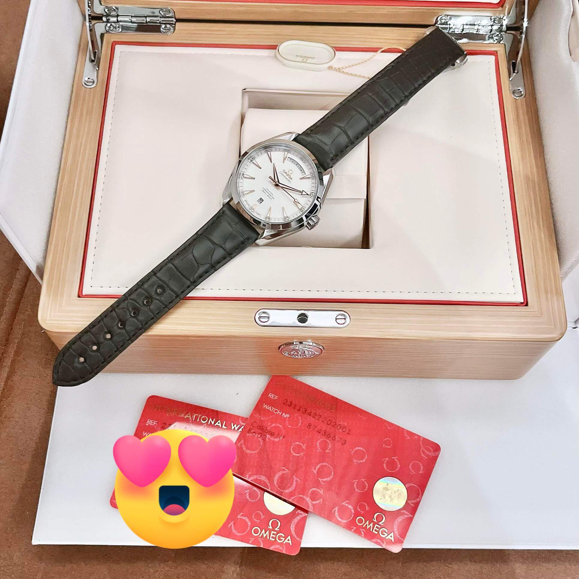 Ảnh 8 của (ĐỒNG HỒ NAM) (NEW) OMEGA AQUA TERRA 150M 231.13.42.22.02.001 CO‑AXIAL 41.5MM (23113422202001)