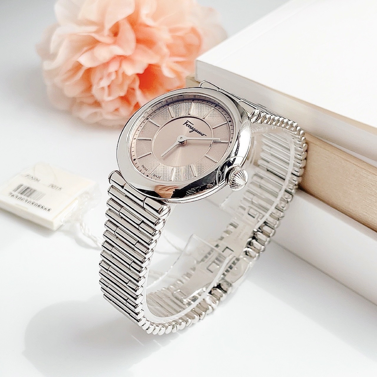 Ảnh 2 của (ĐỒNG HỒ NỮ) SALVATORE FERRAGAMO Ferragamo FIN040015 Style Symphonie Pink Sunray Dial Ladies Watch, 36mm