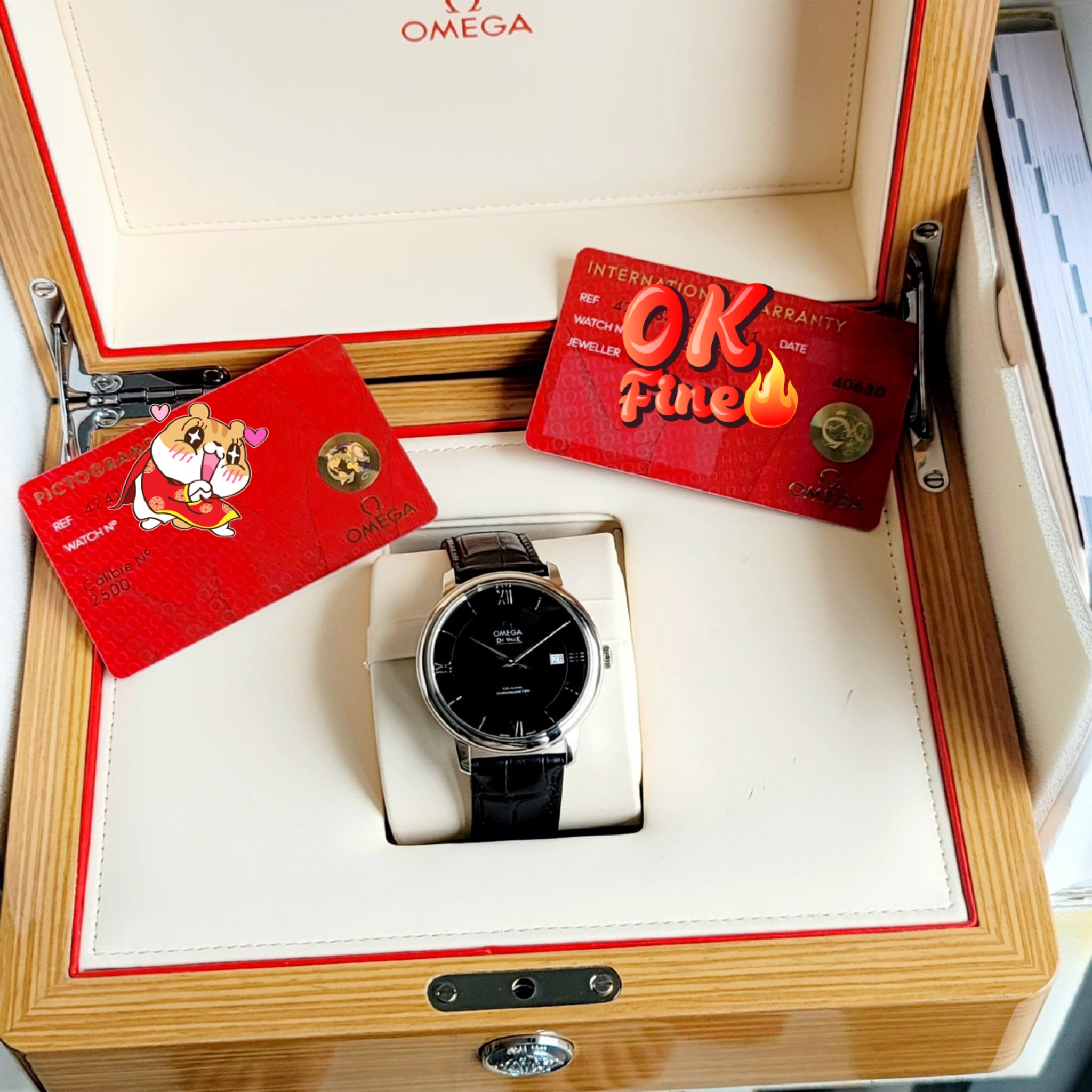 Ảnh 4 của [DEAL LƯỚT] Đồng hồ nam Omega De Ville Prestige 424.13.40.20.01.001 Watch 39.5mm