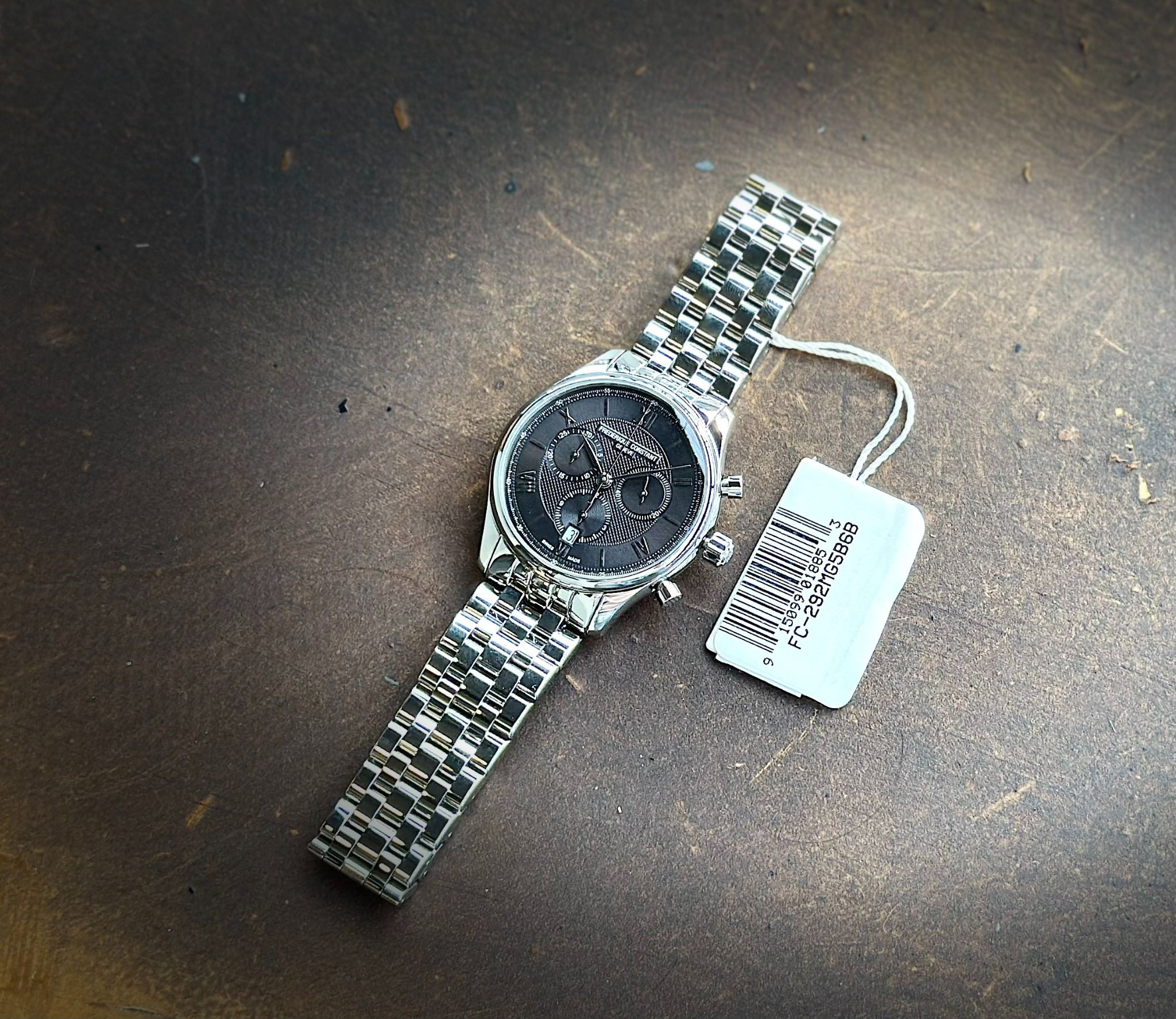 Ảnh 3 của (ĐỒNG HỒ NAM) (New) Frederique Constant Quartz FC-292MG5B6B Chronograph Silver ( 292MG5B6B ) ( FC292MG5B6B )