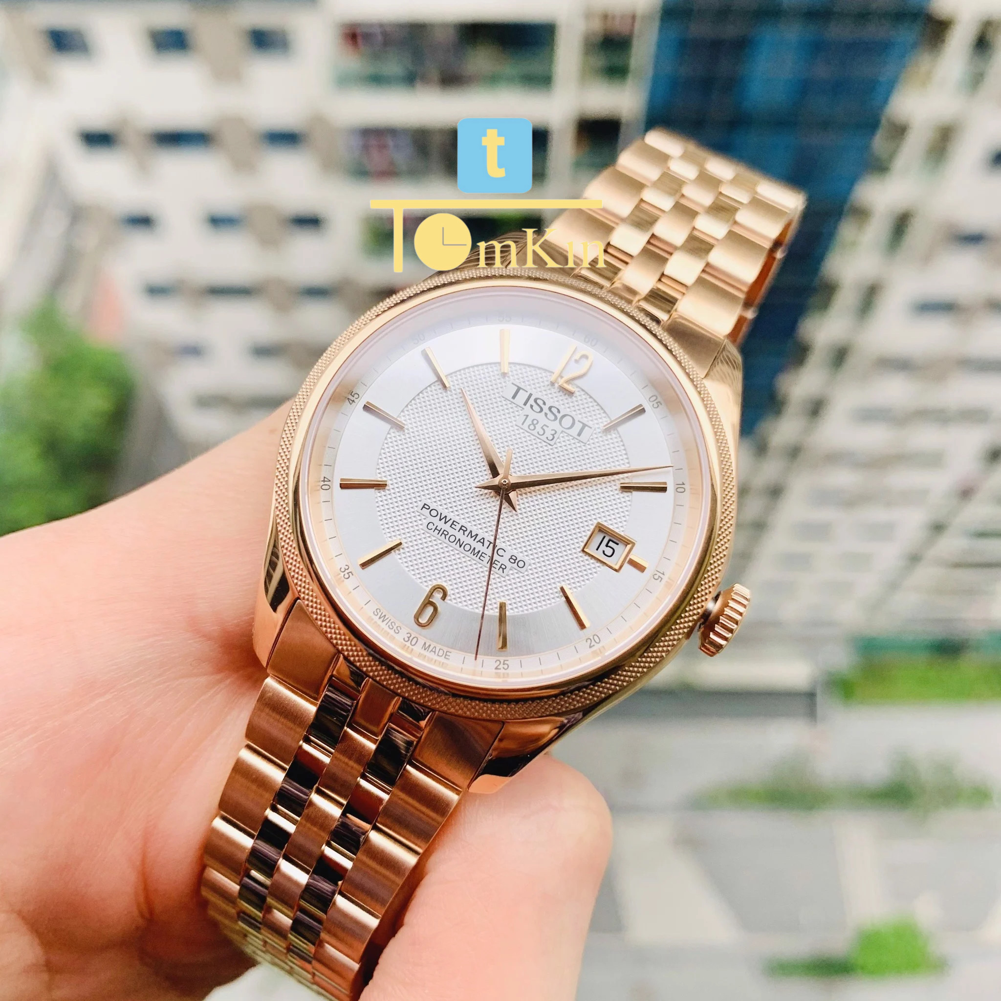 TISSOT AUTOMATIC BALLADE POWERMATIC 80 COSC T108.408.33.037.00 ( T1084083303700 )