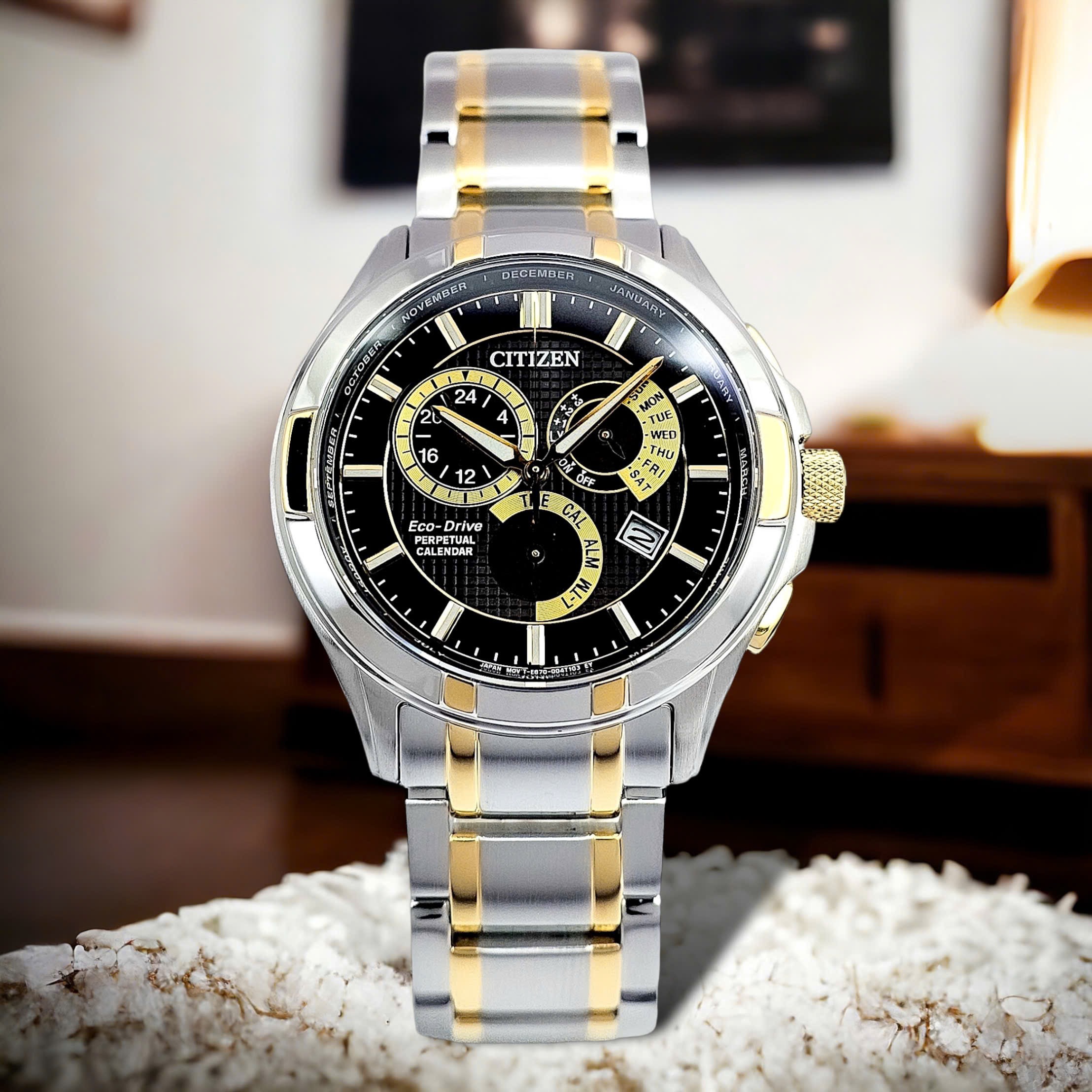 (ĐỒNG HỒ NAM) Citizen Eco-Drive BL8164-57E Perpetual Calendar ( BL816457E )