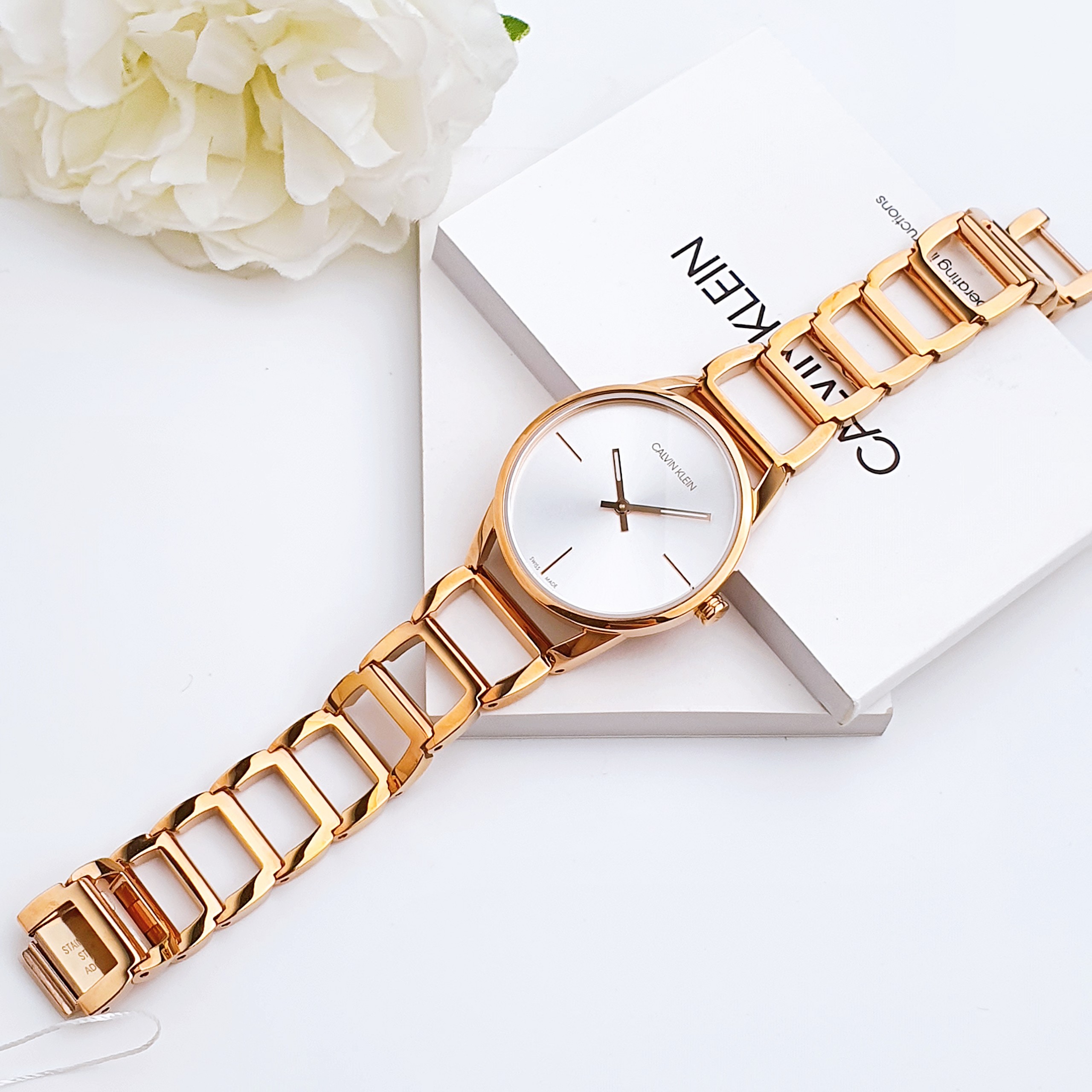 Ảnh 4 của (ĐỒNG HỒ NỮ) CALVIN KLEIN STATELY K3G23626 33mm