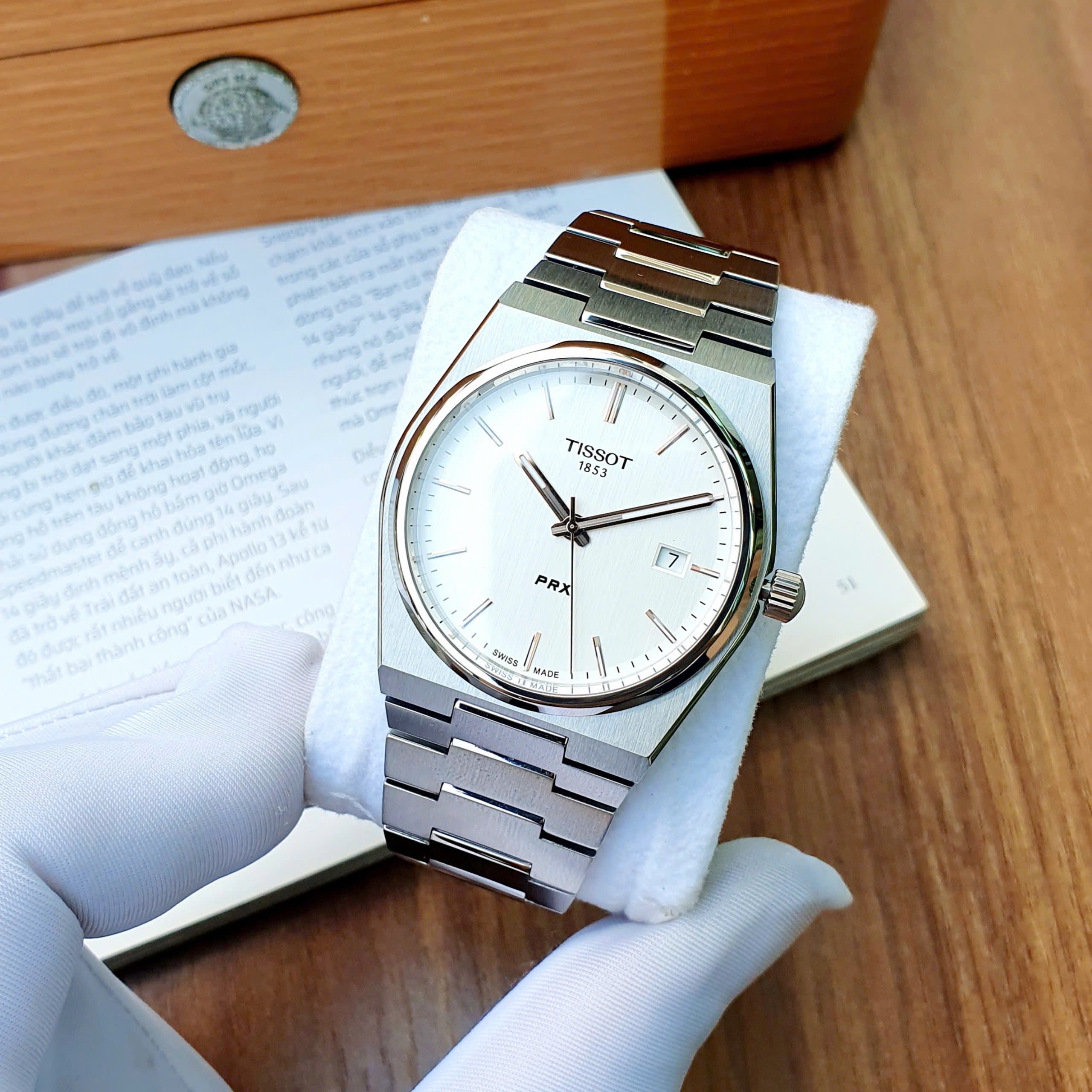 Ảnh 2 của (ĐỒNG HỒ NAM) Tissot Quartz PRX T137.410.11.031.00 ( T1374101103100 ) 41mm