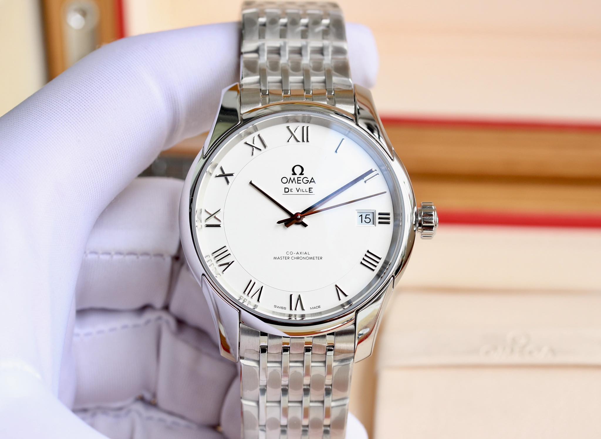 (ĐỒNG HỒ NAM) (NEW) Omega De Ville Hour Vision Watch 433.10.41.21.02.001 (43310412102001) 41mm