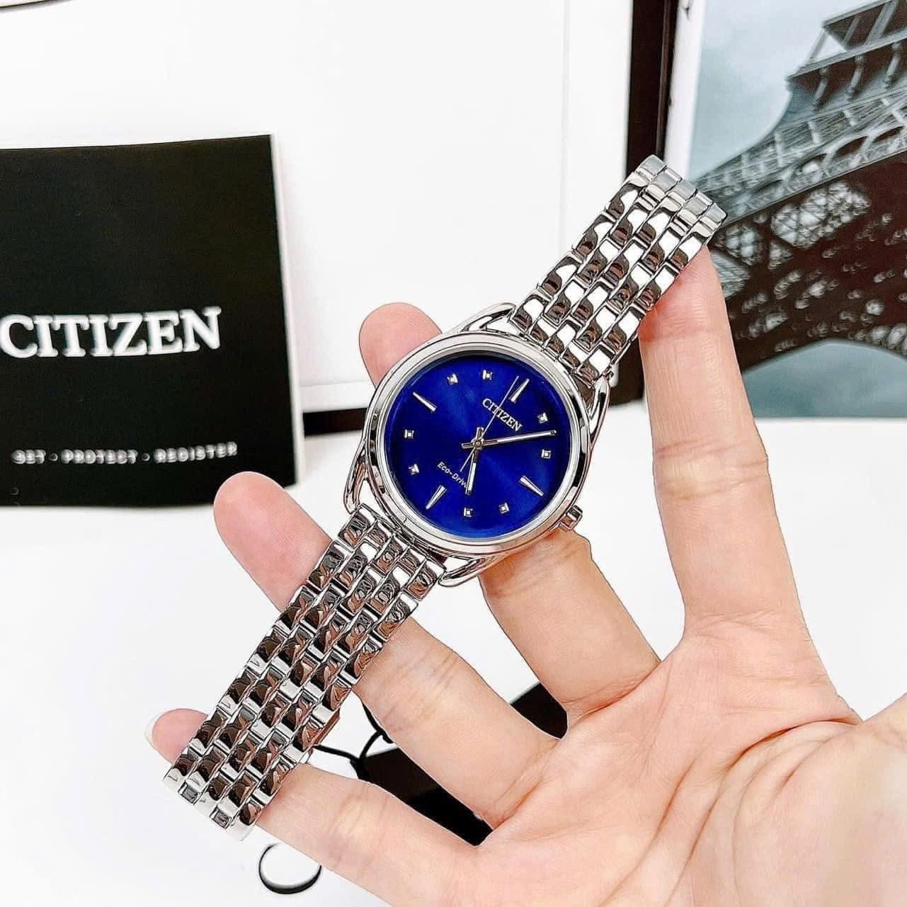 (ĐỒNG HỒ NỮ) Citizen Eco-drive FE7090-55L Dress Classics ( FE709055L )