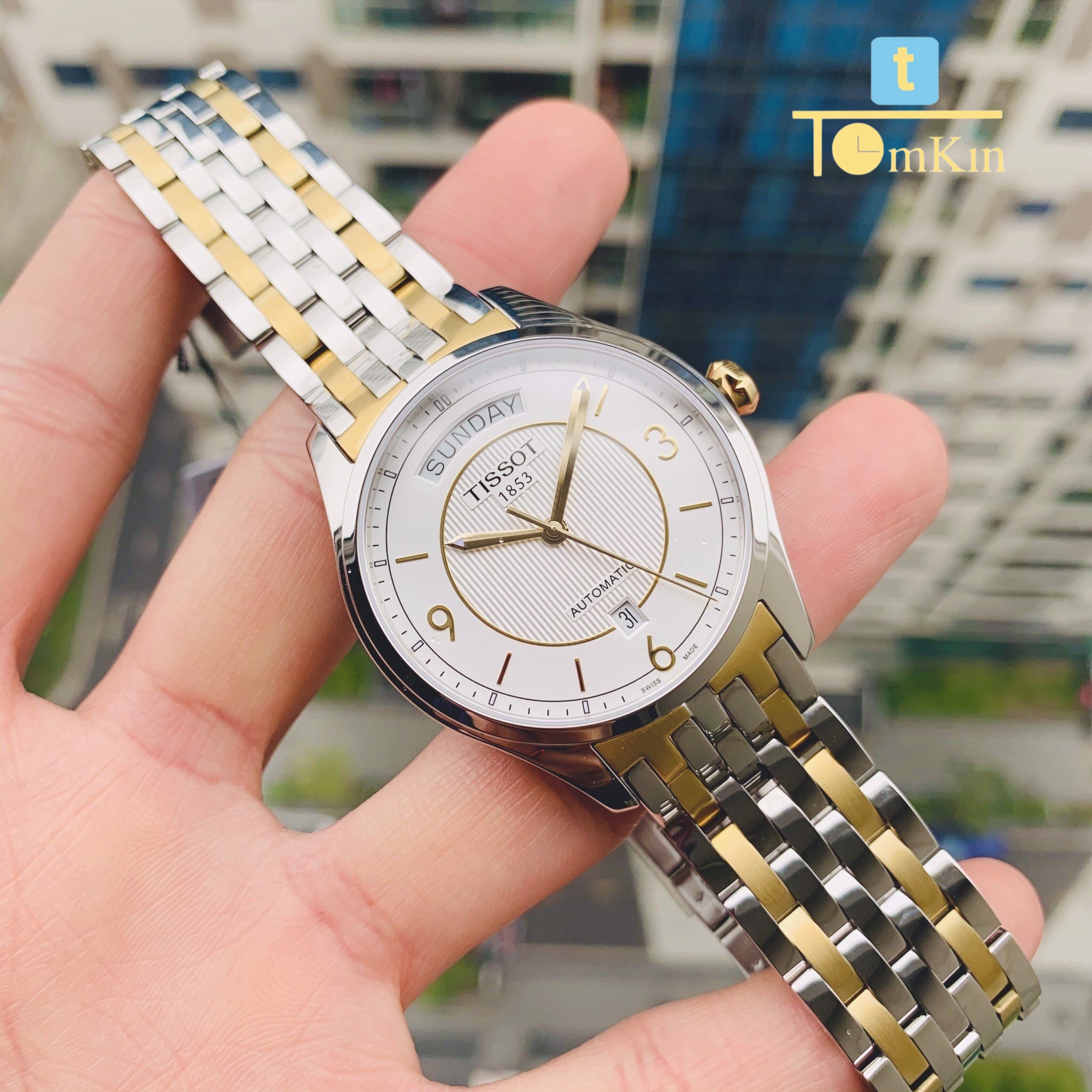 TISSOT AUTOMATIC DAY DATE T038.430.22.037.00 ( T0384302203700 )