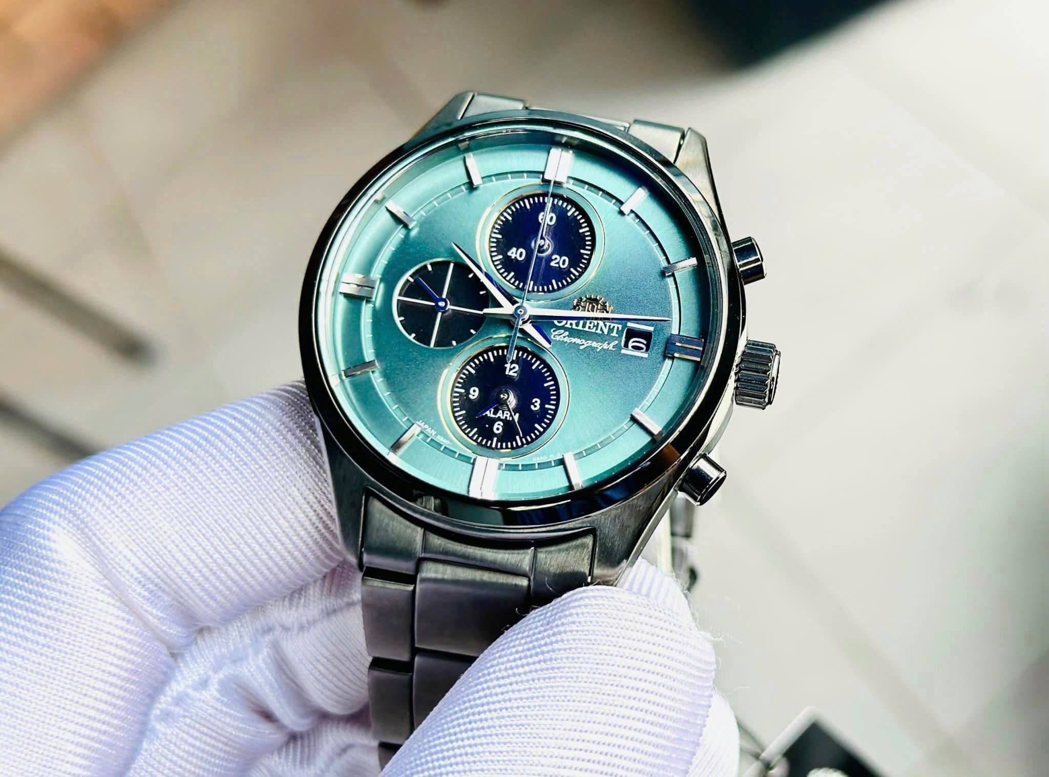 Ảnh 5 của (ĐỒNG HỒ NAM) Orient Solar RN-TY0001E Contemporary Chronograph - Đồng Hồ Nam ( RNTY0001E )