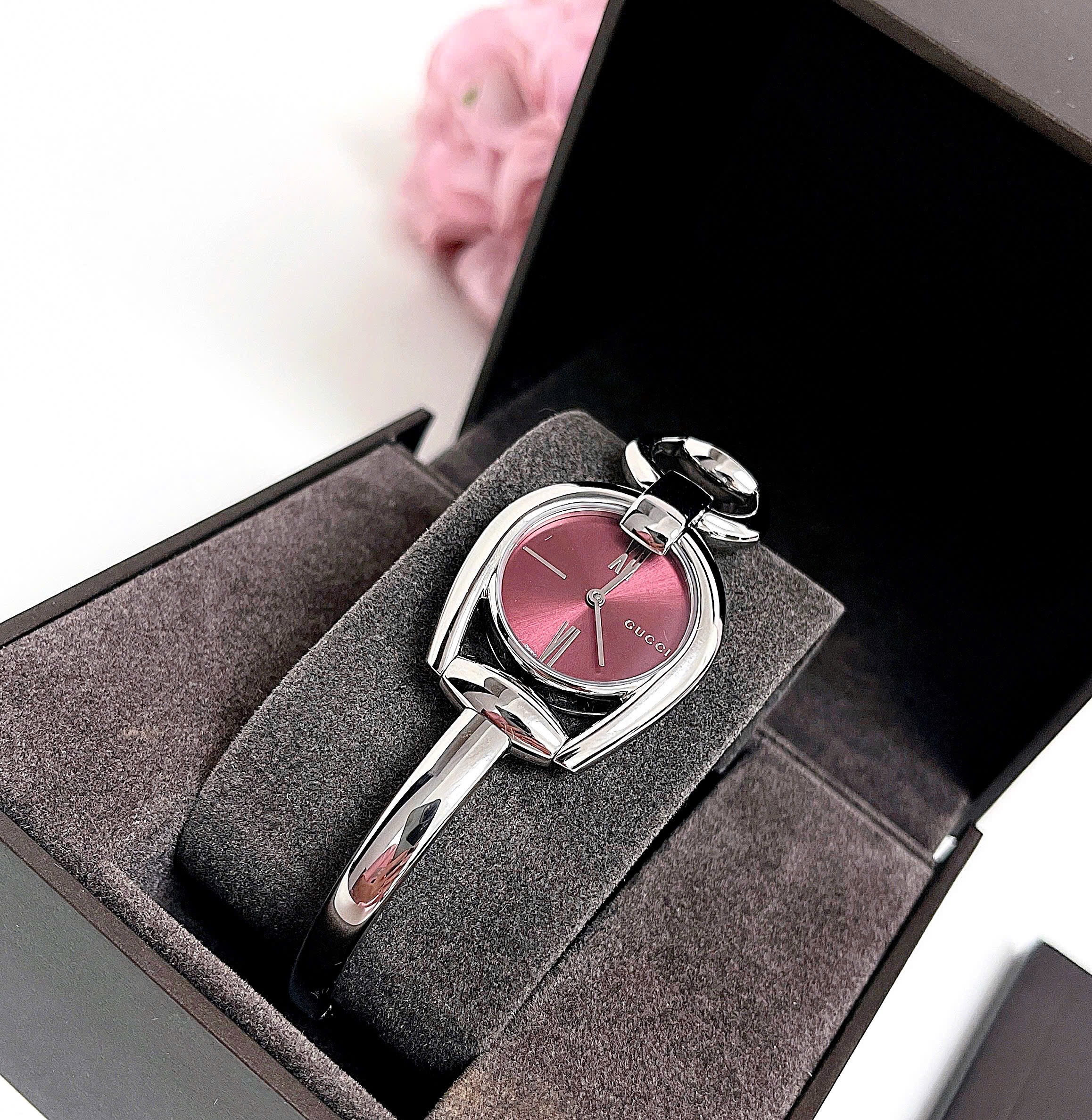 Ảnh 7 của (ĐỒNG HỒ NỮ) GUCCI HORSEBIT COLLECTION RED YA139502