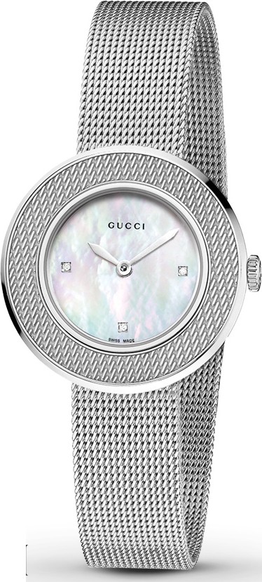 ĐỒNG HỒ NỮ GUCCI U-Play YA129517 Diamond Mother of Pearl Dial Ladies Watch