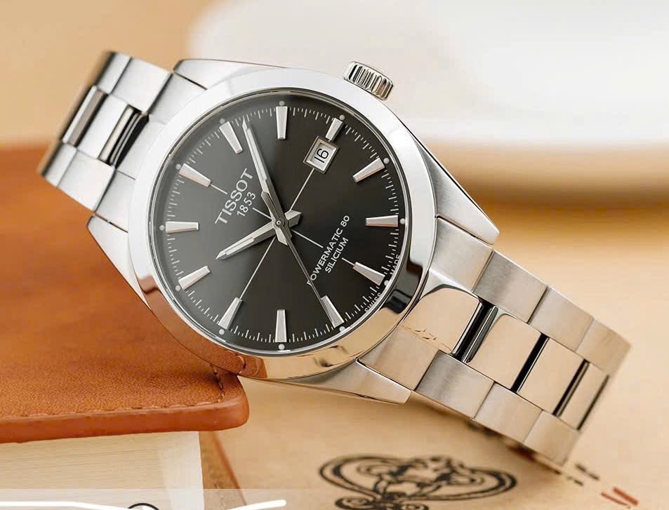 Ảnh 2 của (ĐỒNG HỒ NAM) Tissot Automatic Gentleman Powermatic 80 Silicium T127.407.11.061.01 ( T1274071106101 ) 40mm