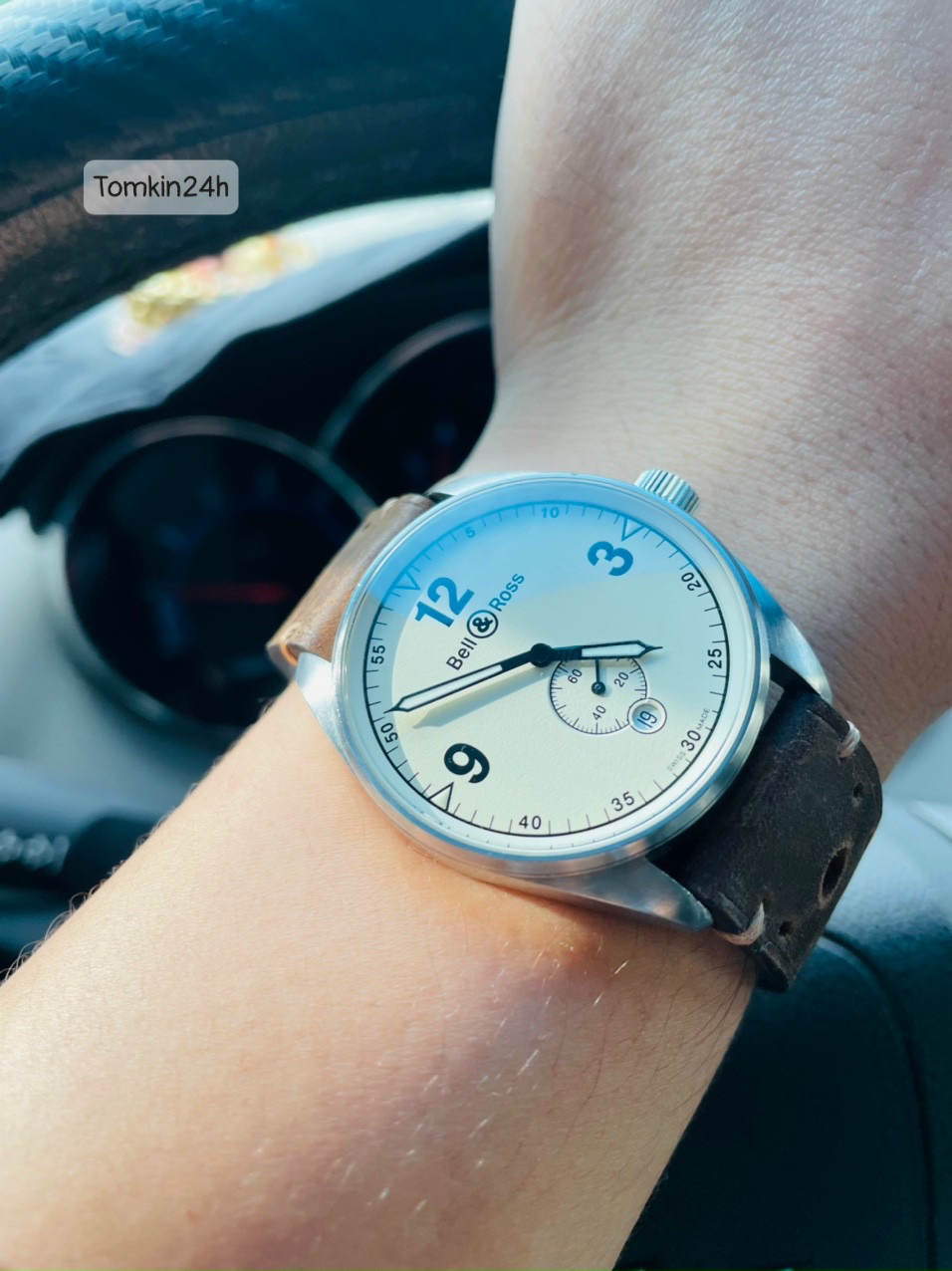 Ảnh 3 của [Deal Lướt] Bell and Ross Vintage Watch BRV123-BEI-ST-SCA