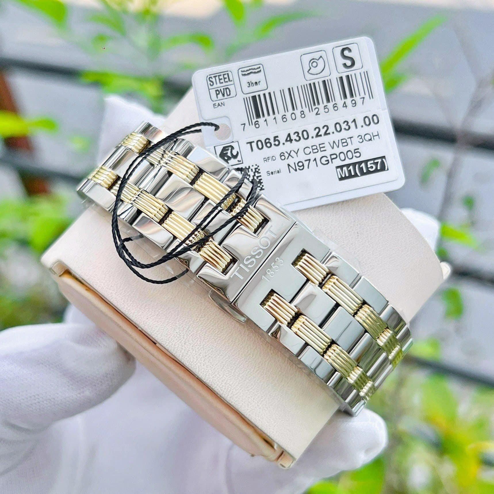 Ảnh 5 của (ĐỒNG HỒ NAM) (New) Tissot Automatic T-Classic III White Dial T065.430.22.031.00 ( T0654302203100 ) 39.7mm