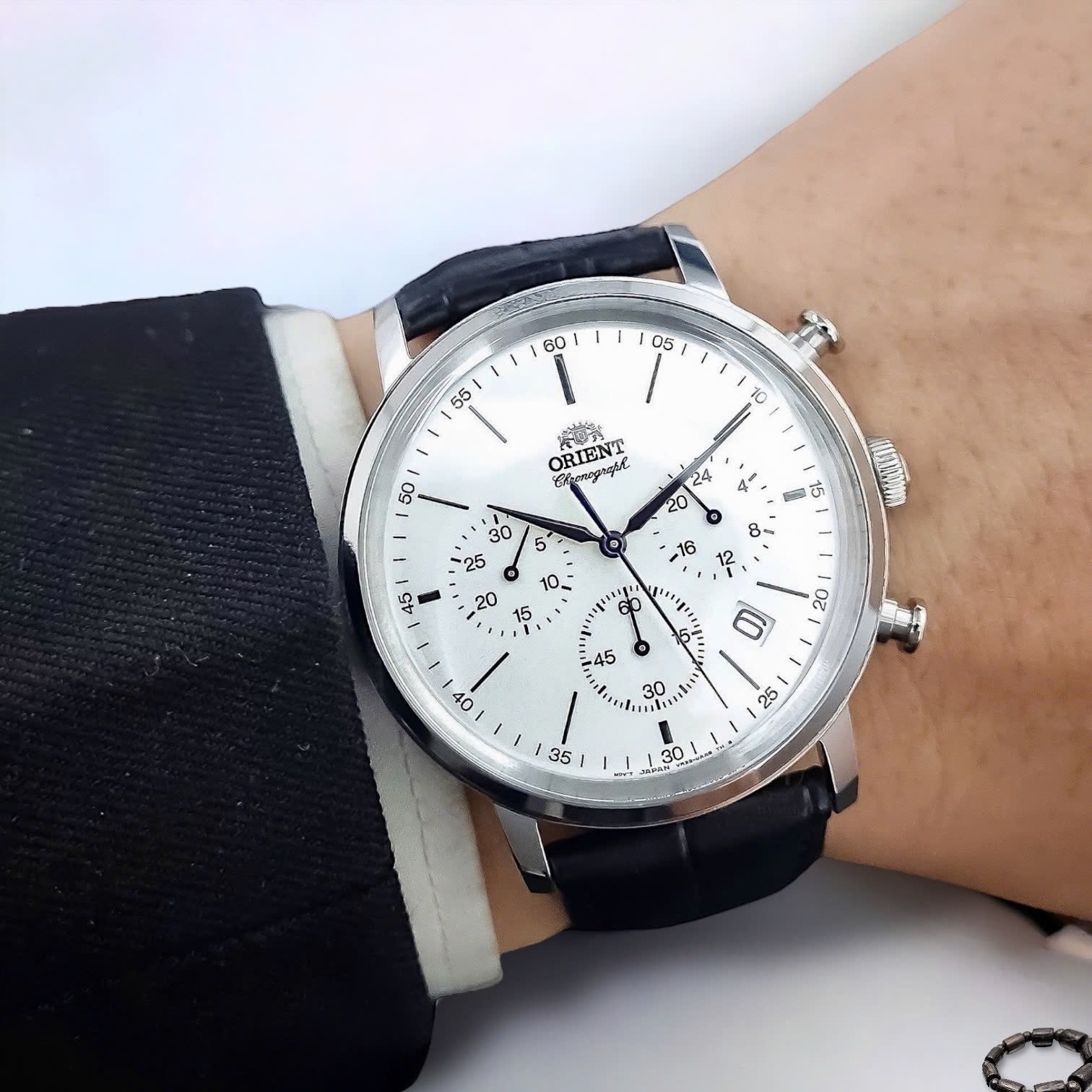 Ảnh 3 của (ĐỒNG HỒ NAM) Orient Quartz RA-KV0405S10B ( RA-KV0405S ) Chronograph