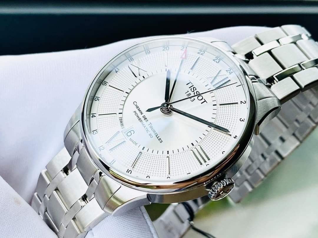 Ảnh 6 của (ĐỒNG HỒ NAM) TISSOT CHEMIN DES TOURELLES POWERMATIC 80 GMT T099.429.11.038.00 (T0994291103800) 42mm