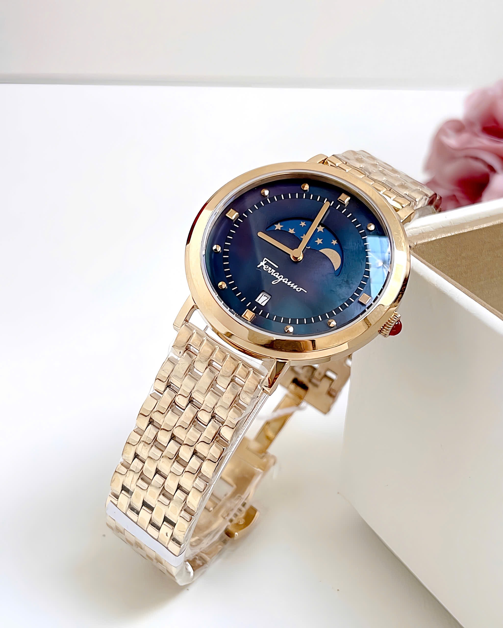 Ảnh 3 của ( ĐỒNG HỒ NỮ ) Salvatore Ferragamo Logomania Moon Watch 36mm SFUH00521