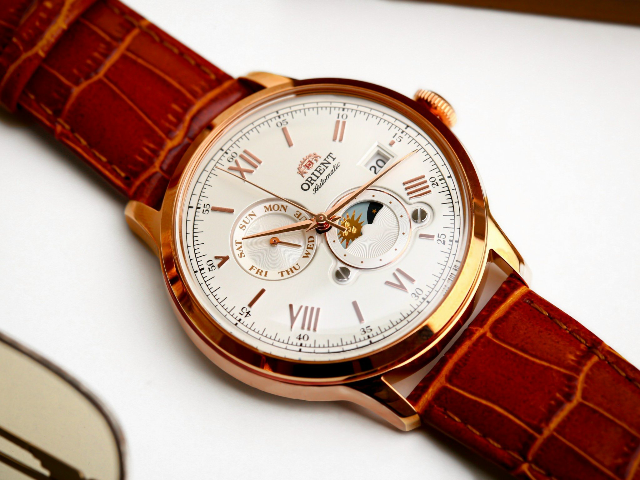 Ảnh 3 của (ĐỒNG HỒ NAM) Orient Sun And Moon Bambino RA-AK0801S10B ( RA-AK0801S ) 41,5mm